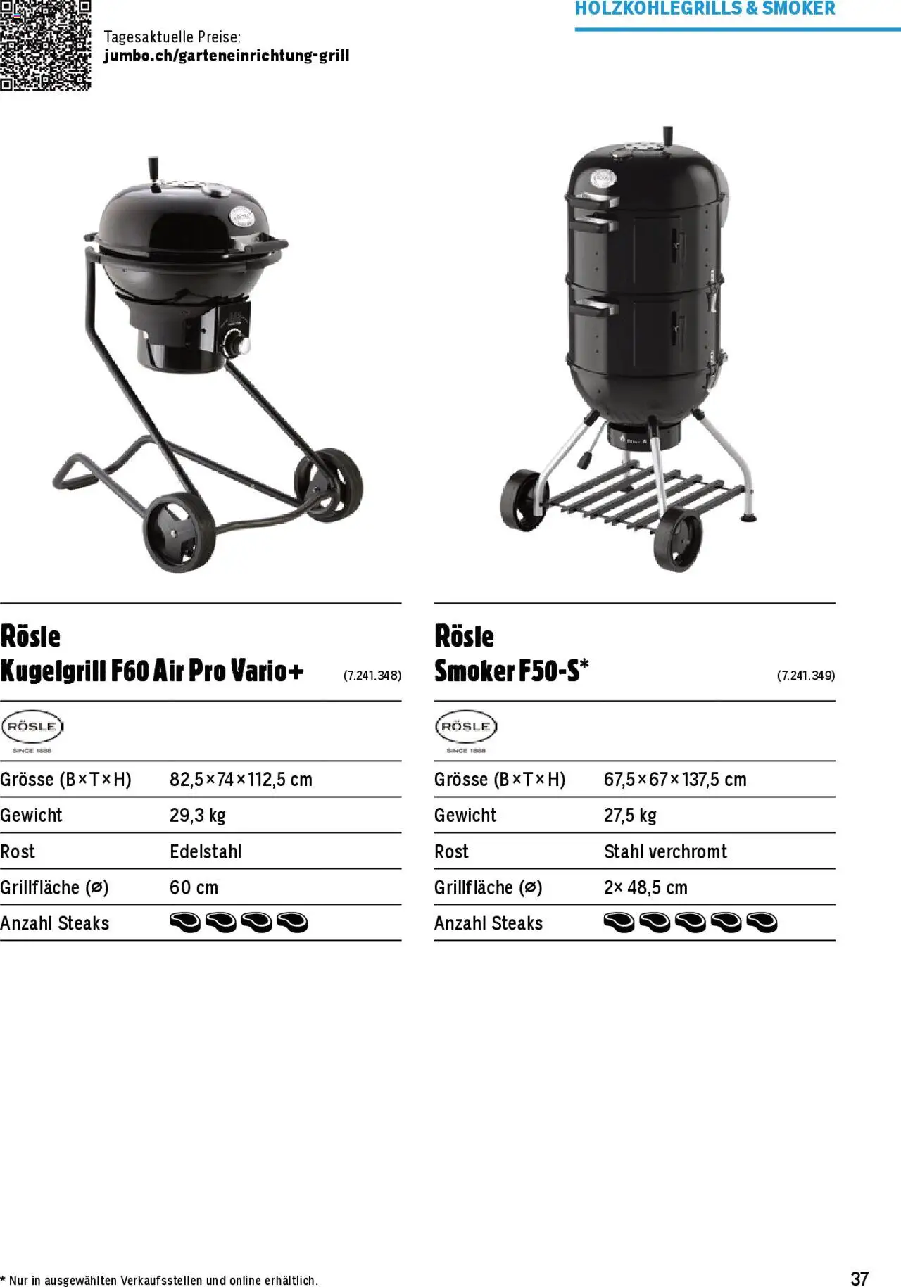 Jumbo Aktionen Grosse Grillbroschüre 2025 ab 21.02.2025 | Seite: 37 | Produkte: Gewicht