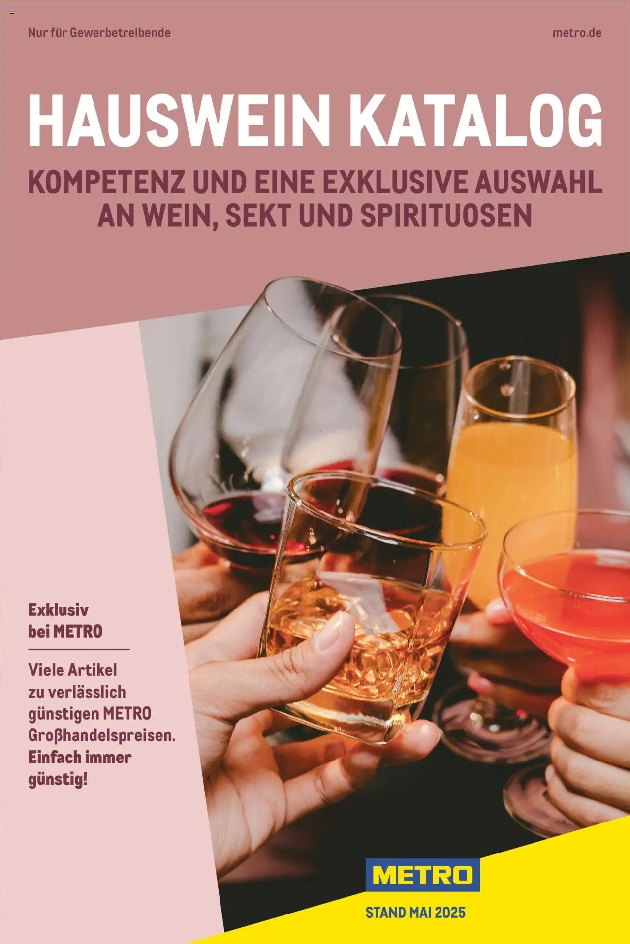 Metro Hauswein-Katalog - gültig ab dem 01.05.2025 | Seite: 1 | Produkte: Sekt