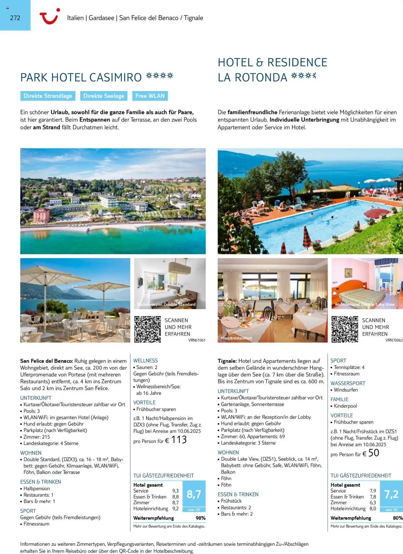 TUI Prospekt 	 – gültig ab 01.11.2024 | Seite: 272 | Produkte: Bett, Babybett, Föhn