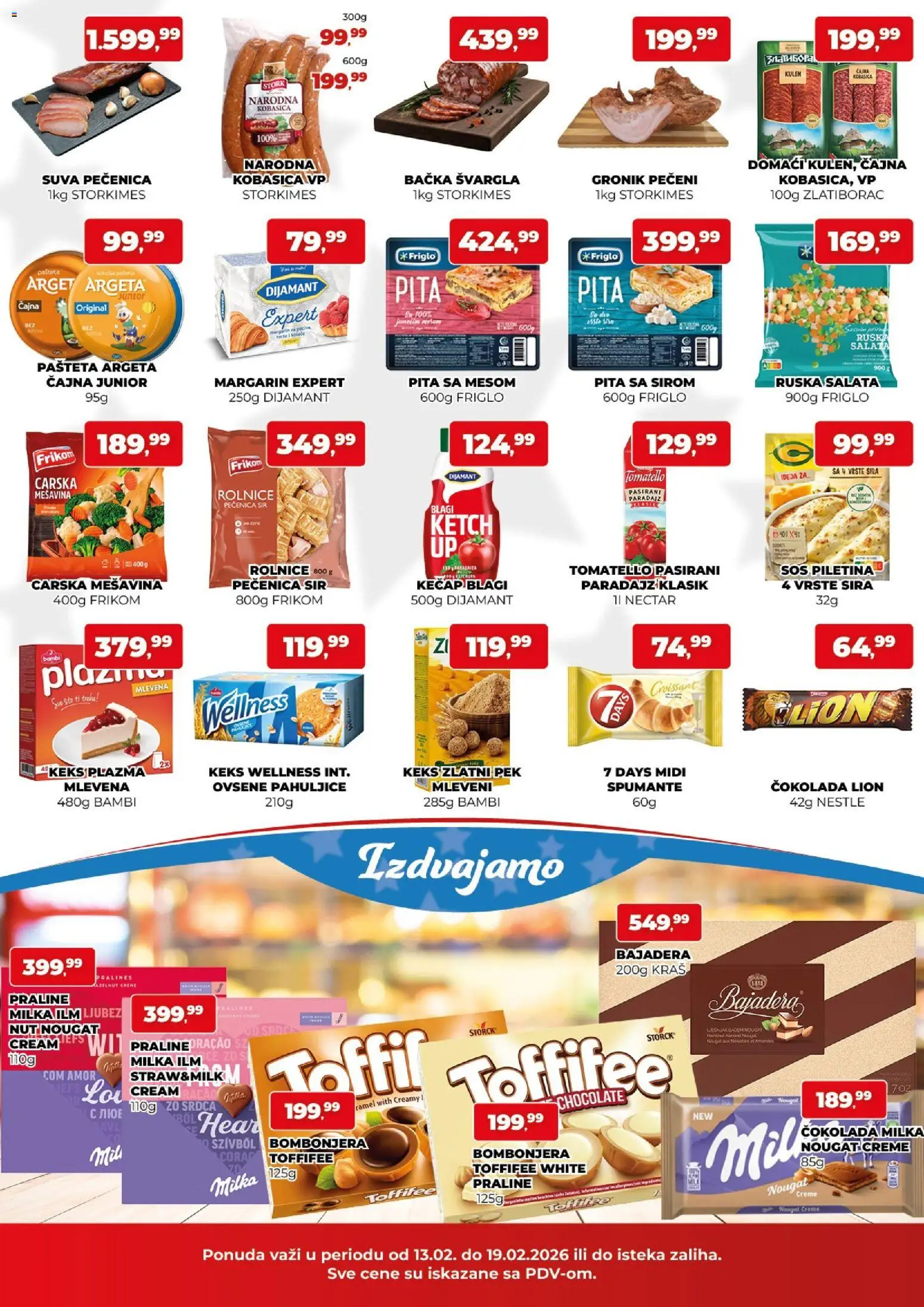 Plus Cash & Carry katalog - važi od 13.02.2026 | Strana: 2 | Proizvode: Ruska salata, Plazma, So, Sos
