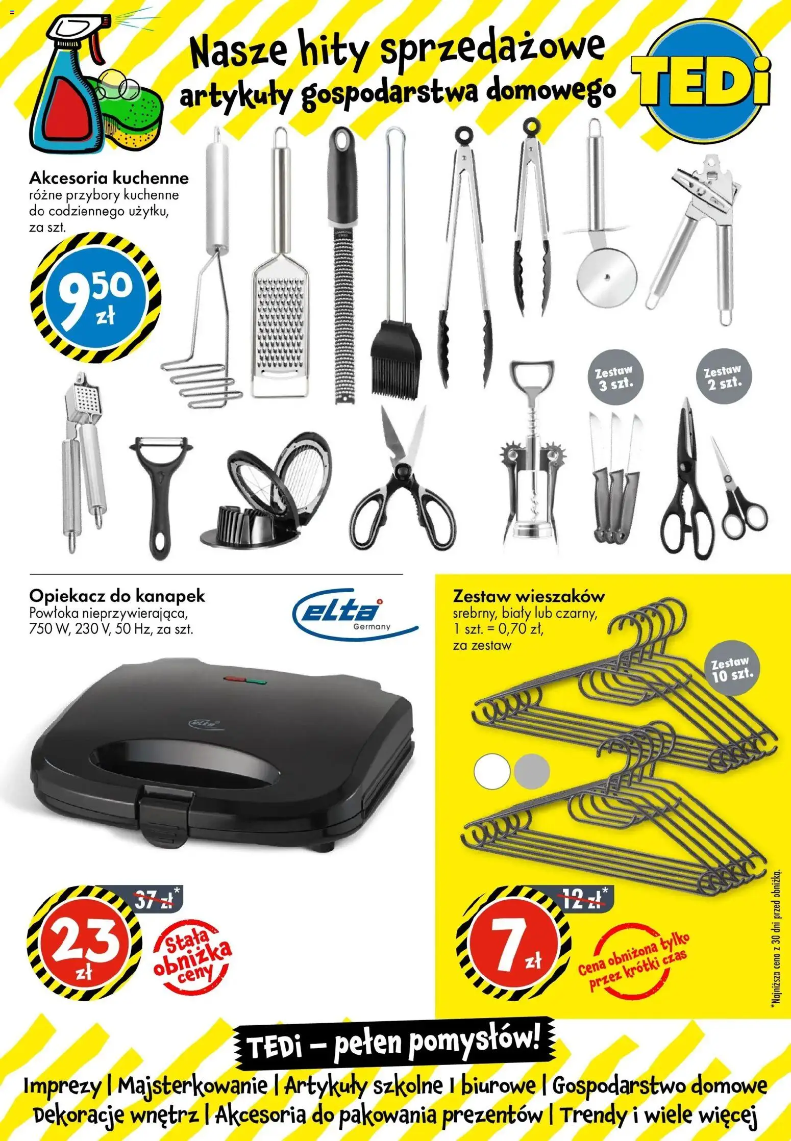 TEDi Gazetka - Namysłów  od 12.11.2025 | Strona: 8 | Produkty: Opiekacz, Opiekacz do kanapek, Artykuły szkolne