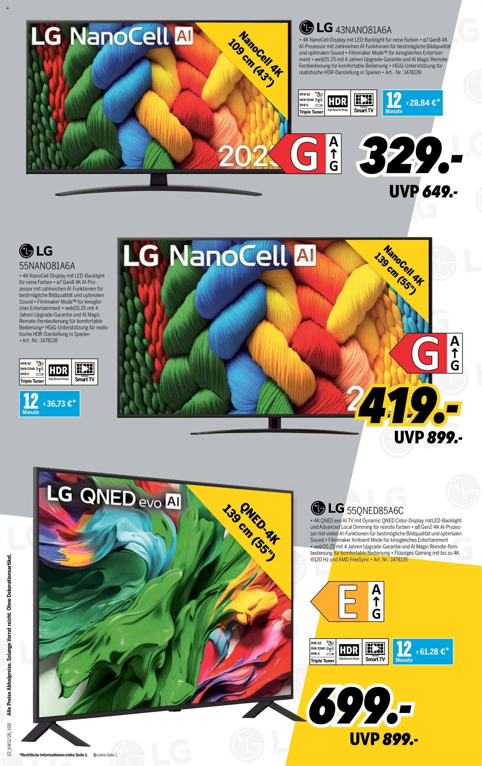 Medimax Prospekt 	 – gültig ab 06.03.2026 | Seite: 2 | Produkte: LG, Smart TV, Alpro, TV