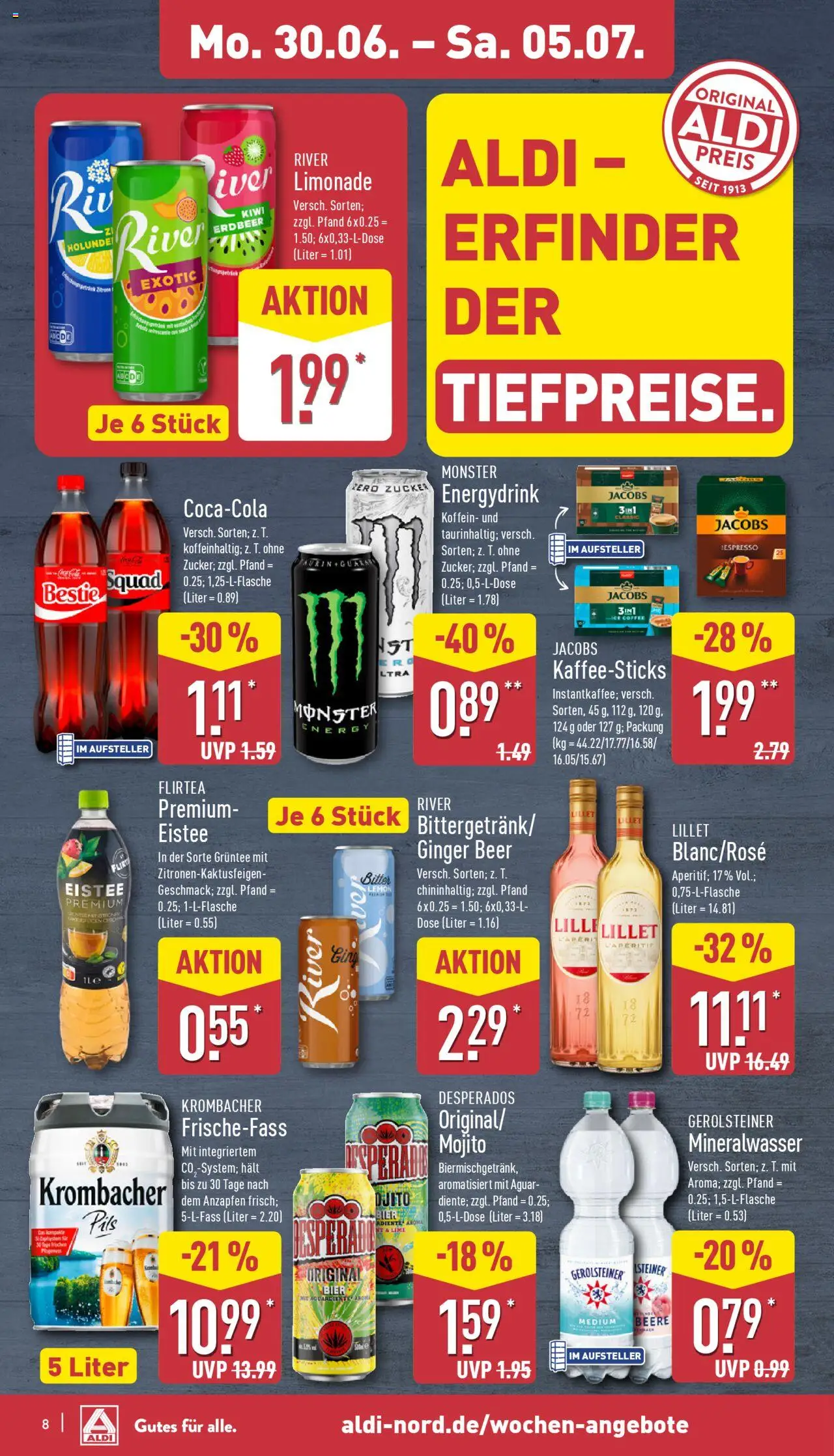Aldi Prospekt 	 - gültig ab dem 30.06.2025 | Seite: 12 | Produkte: Butter, Burger, Burger bun, Baguette