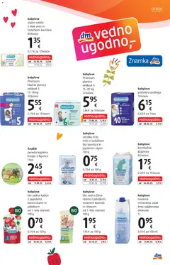 DM Drogerie Markt katalog akcije – veljaven od 02.02.2026 | Stran: 13 | Izdelki: Robčki, Kos, Podloga, Mineralna voda