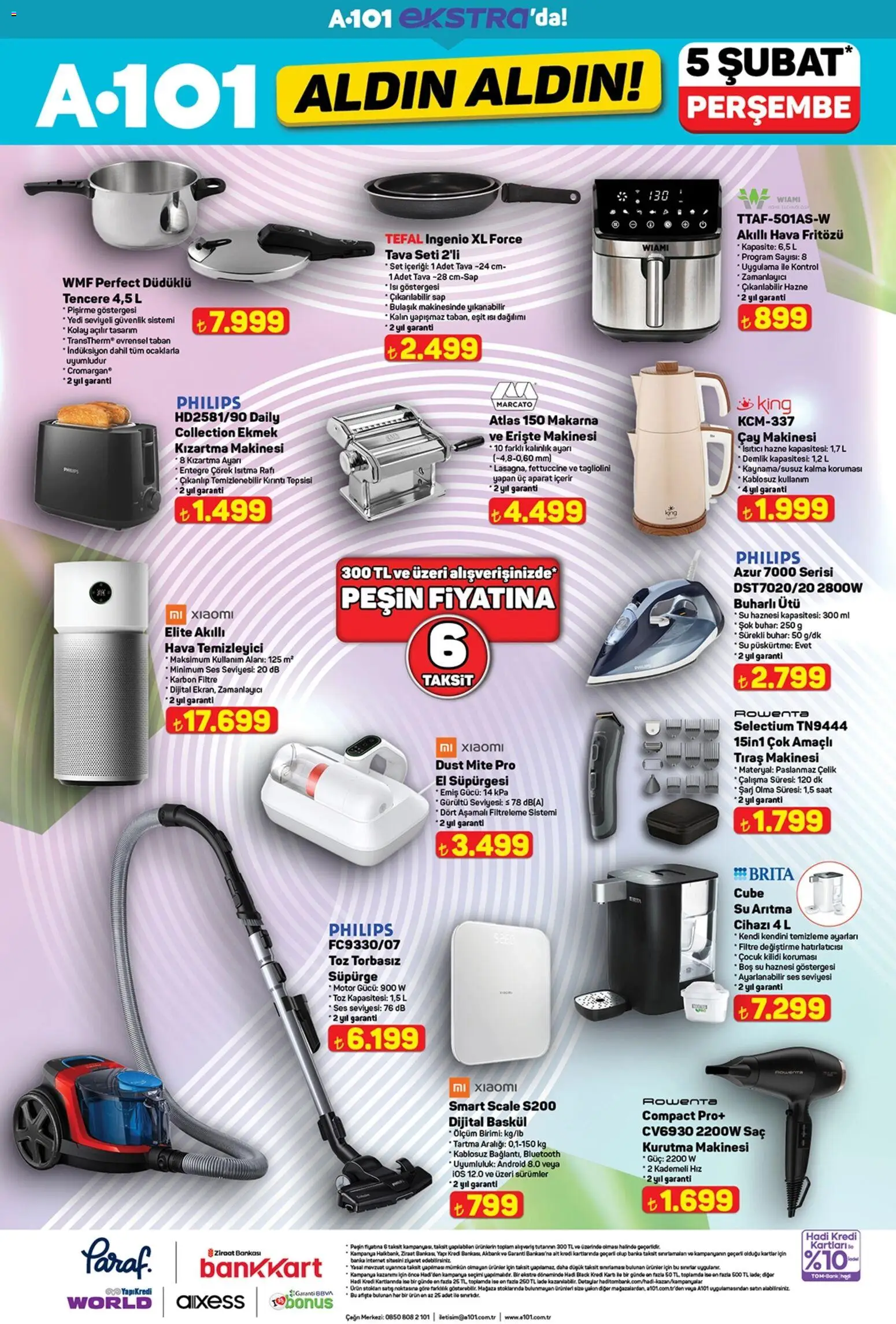 A101 Katalog Aldın Aldın - 05.02.2026 tarihinden itibaren geçerlidir | Sayfa: 17 | Ürünler: Çay, Su, Tava seti, Tıraş makinesi