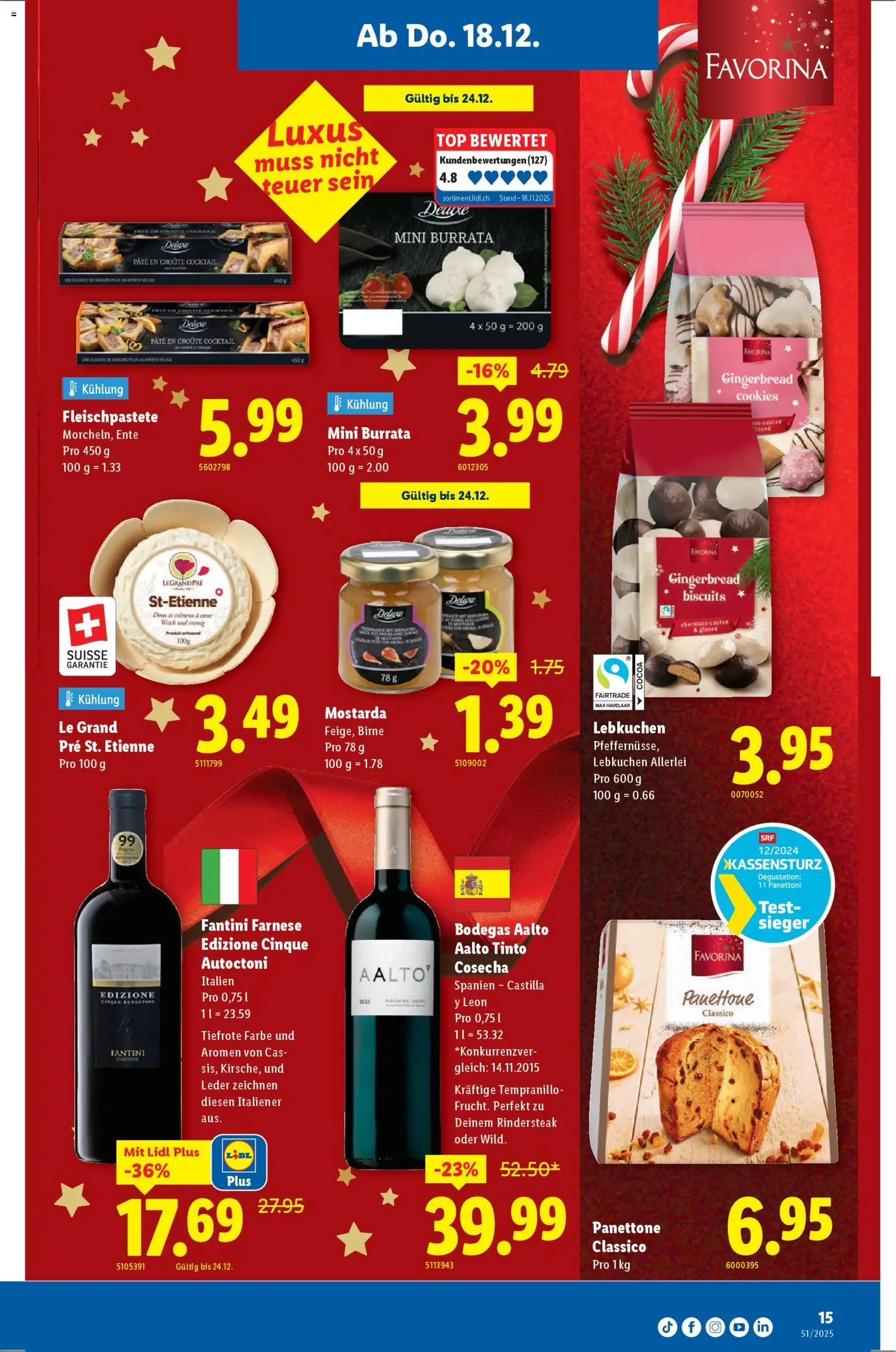 Lidl Aktionen – gültig ab 18.12.2025 | Seite: 15 | Produkte: Fennikel, Birne, Top
