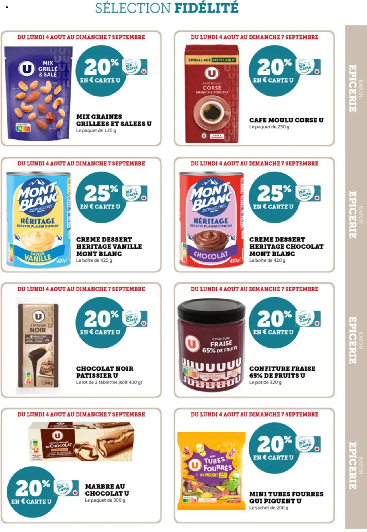  | Page: 15 | Produits: Fraise, Café moulu, Chocolat, Crème