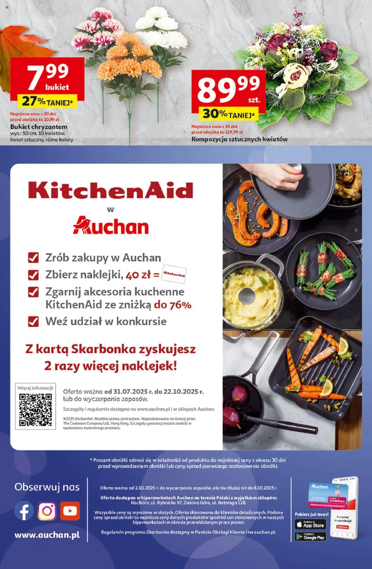 Auchan Gazetka - Wielkie przeboje cenowe Hipermarket od 02.10.2025 | Strona: 45 | Produkty: Karta