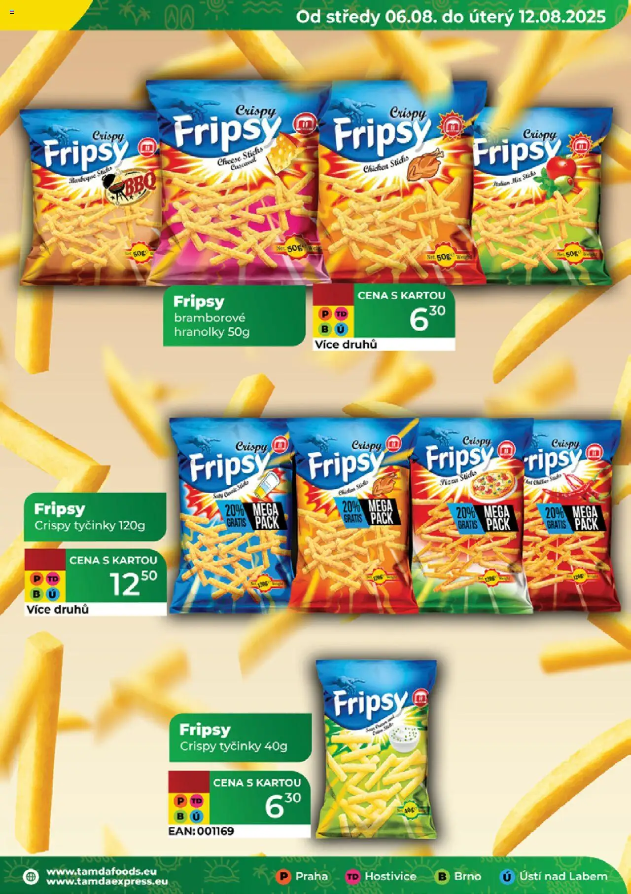 Tamda Foods leták od 06.08.2025 | Strana: 31 | Produkty: Hranolky, Tyčinky, Bramborové hranolky