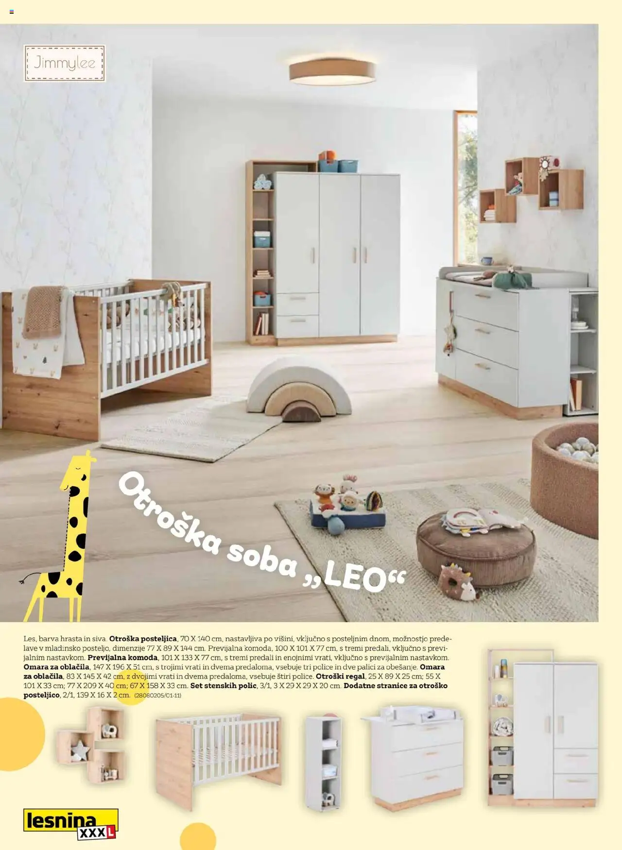 XXXL Lesnina katalog svet otroških sob │ velja od 08.08.2025 | Stran: 8 | Izdelki: Omara, Barva