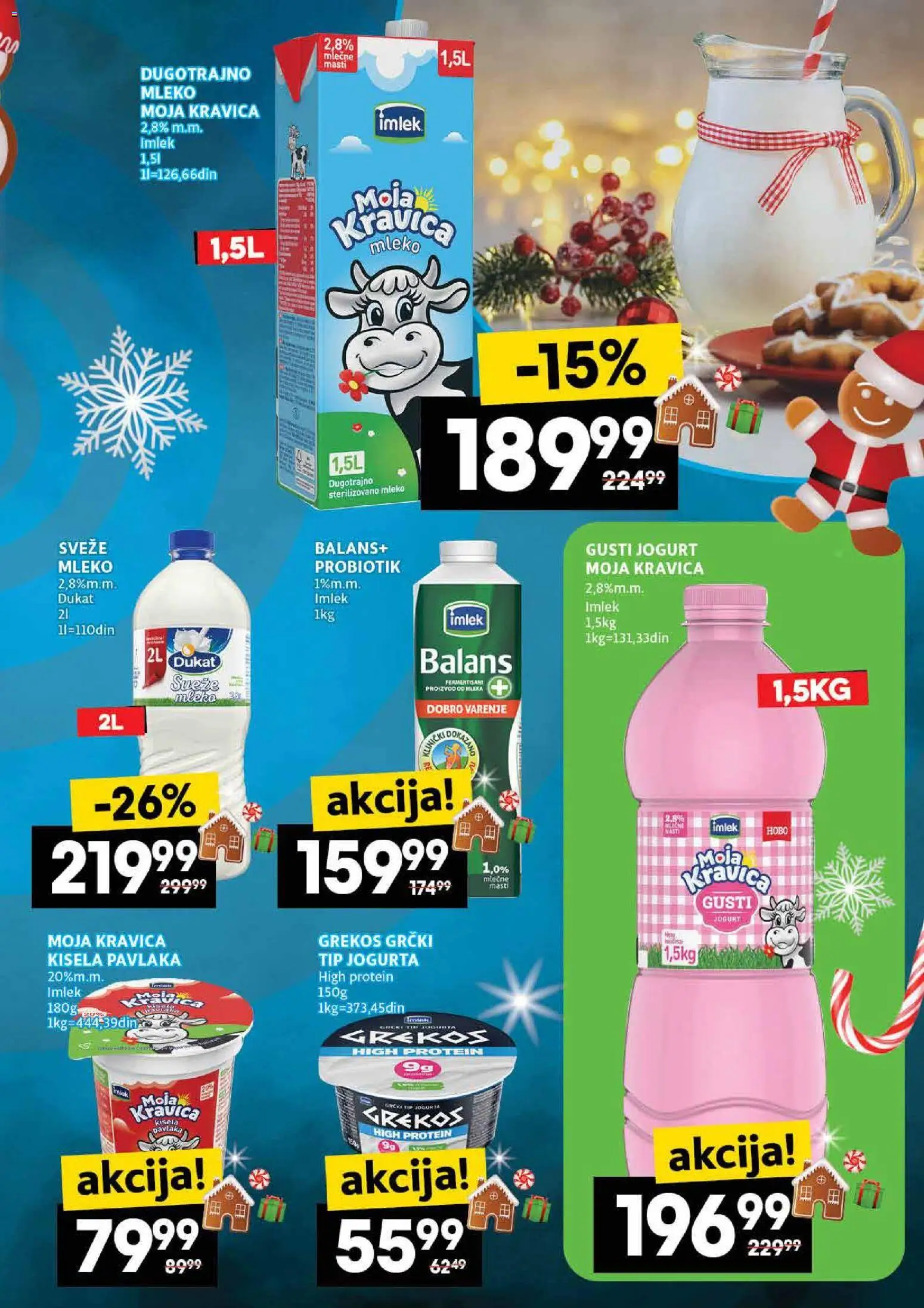 Roda katalog - važi od 04.12.2025 | Strana: 11 | Proizvode: Kisela pavlaka, Moja kravica, Jogurt, Pavlaka
