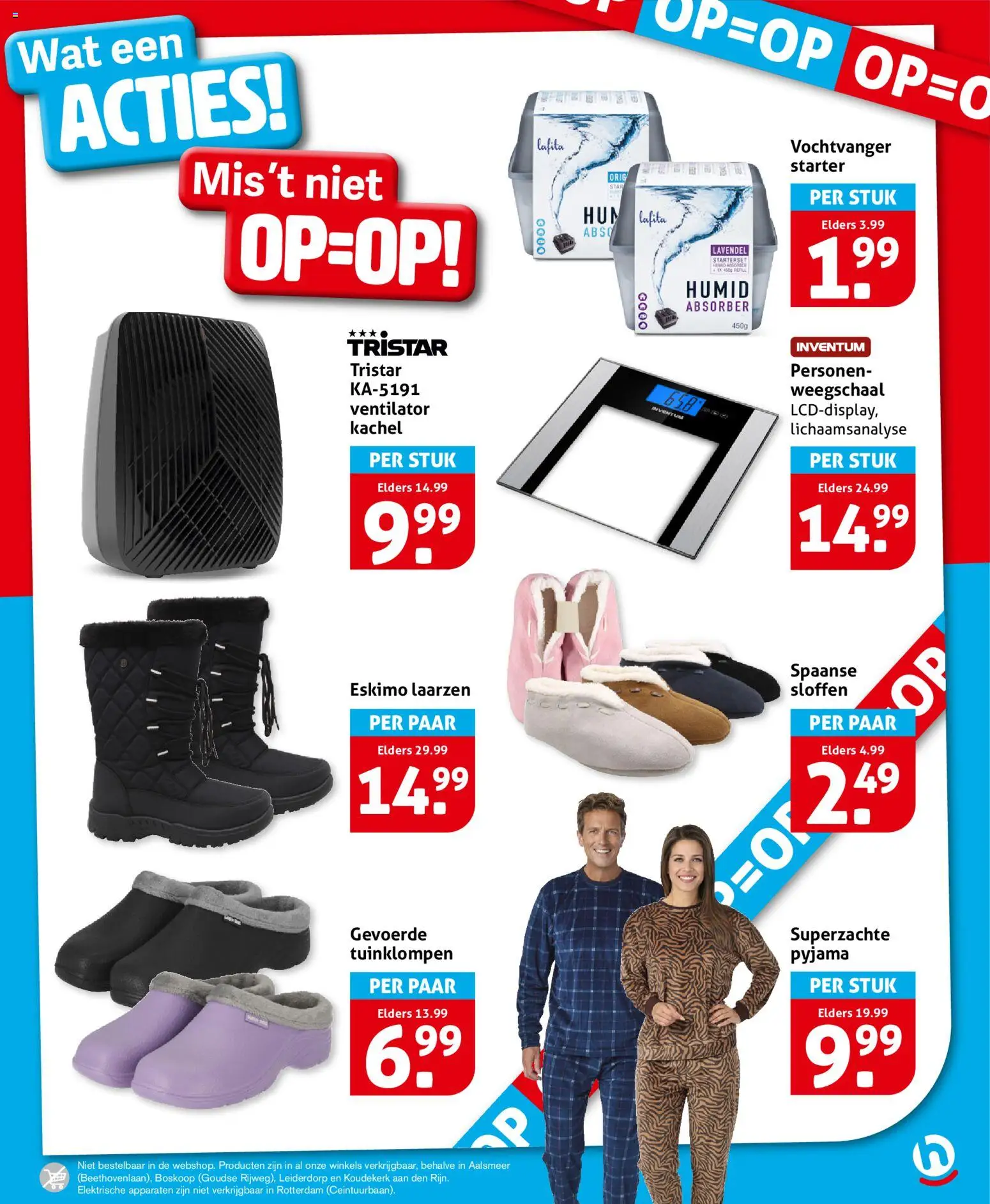 {H1} | Pagina: 25 | Producten: Pyjama, Laarzen, Kachel, Ventilator