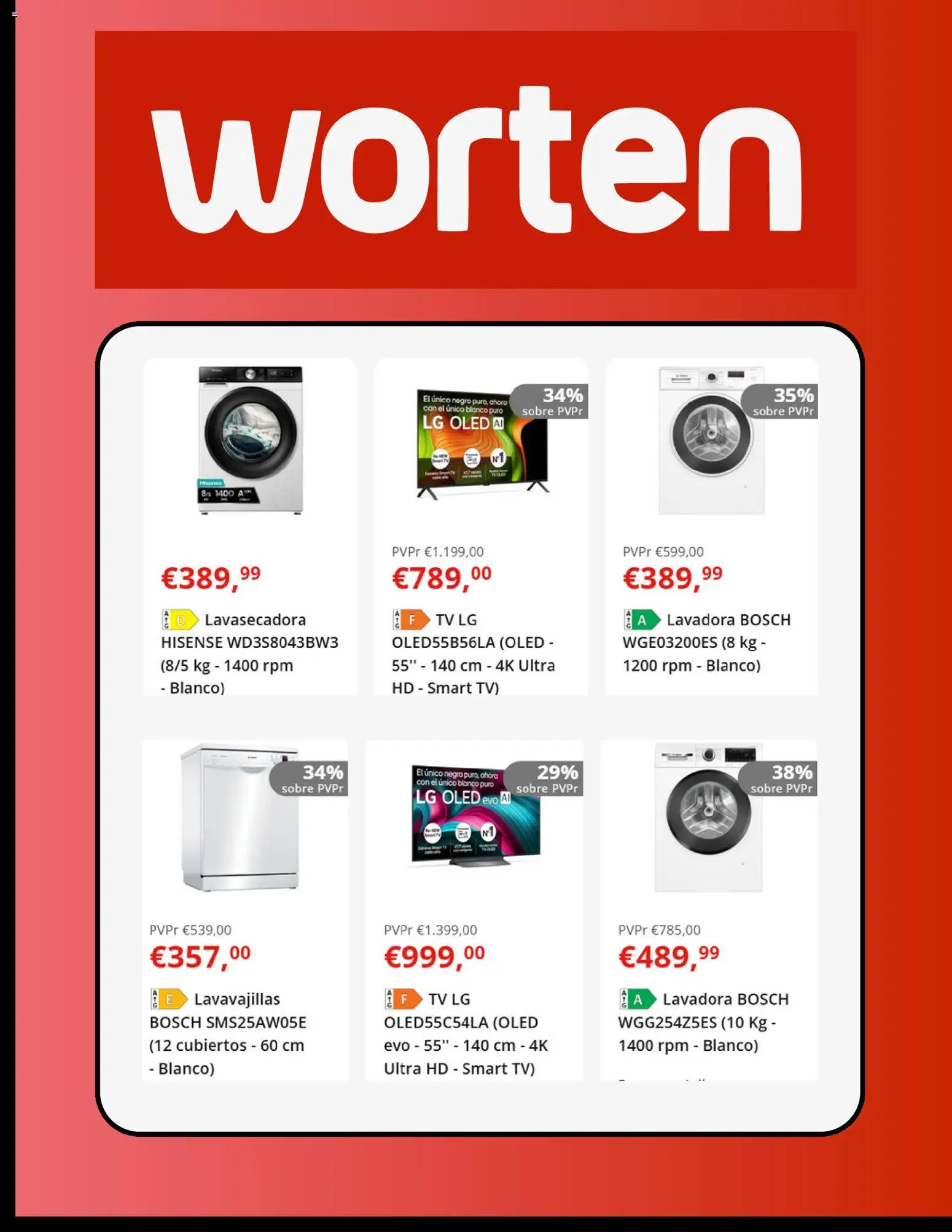 Worten Black Friday │ válido desde el 04.11.2025 | Página: 2 | Productos: Lavadora, Lavavajillas