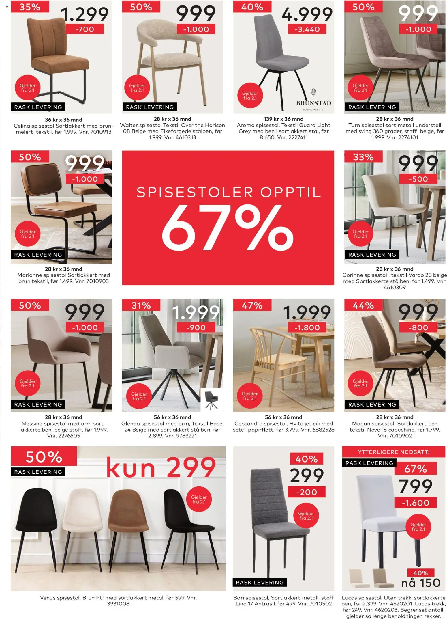 {H1} | Side: 15 | Produkter: Spisestol