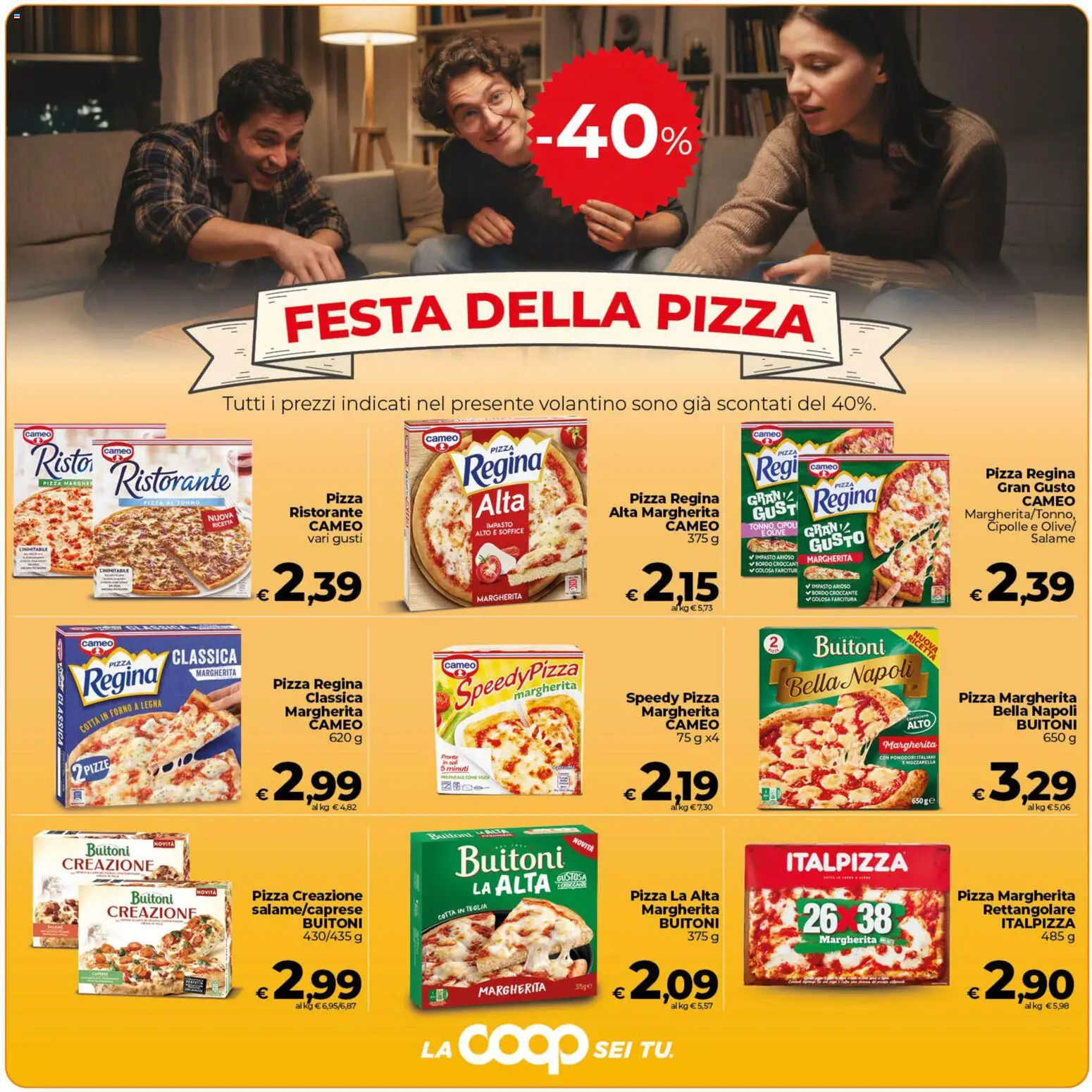 Volantino COOP del 07.04.2026 | Pagina: 13 | Prodotti: Salame, Pizza, Cipolle, Mozzarella