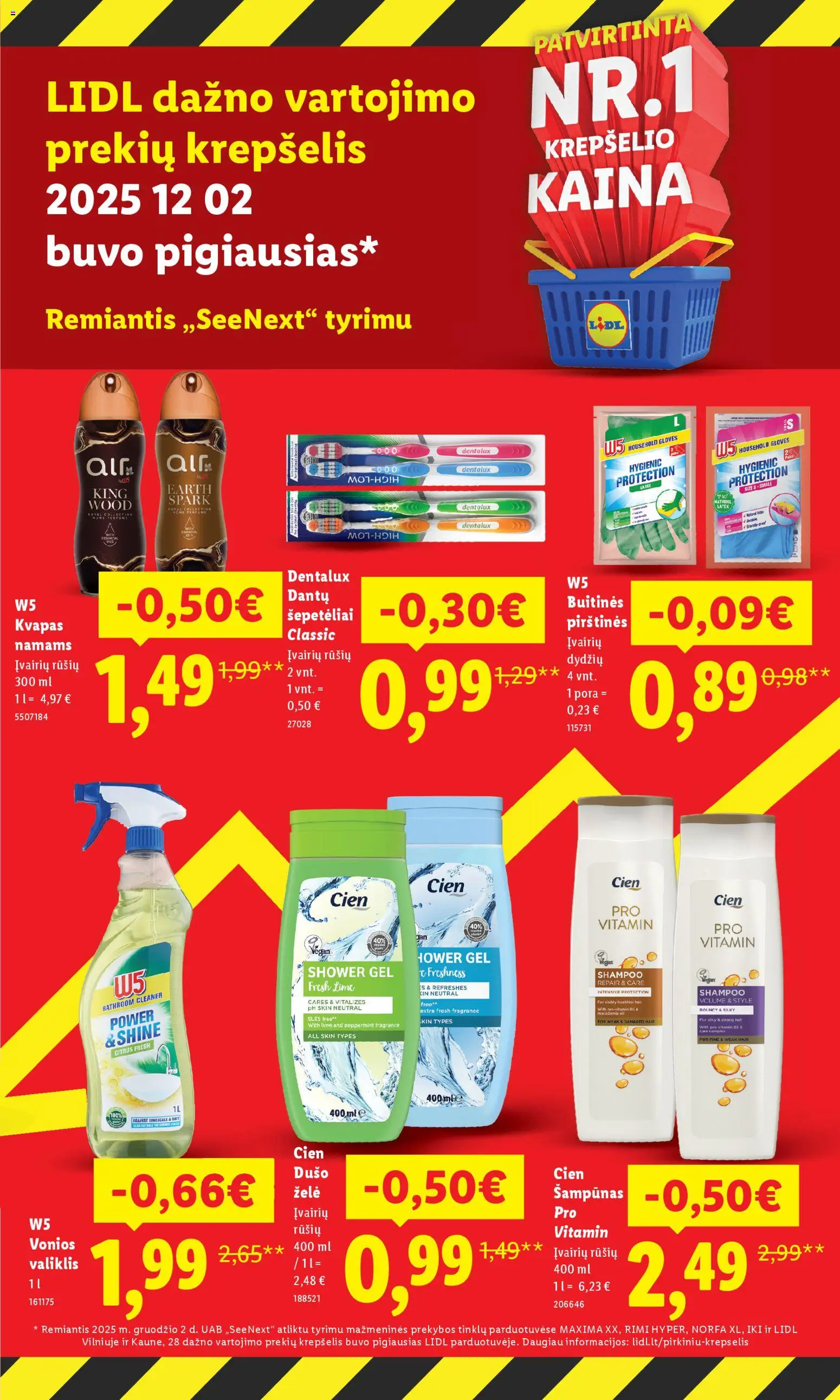LIDL akcijos nuo 19.01.2026 | Puslapis: 13 | Prekių: Kvapas, Šampūnas, Krepšelis, Pirštines
