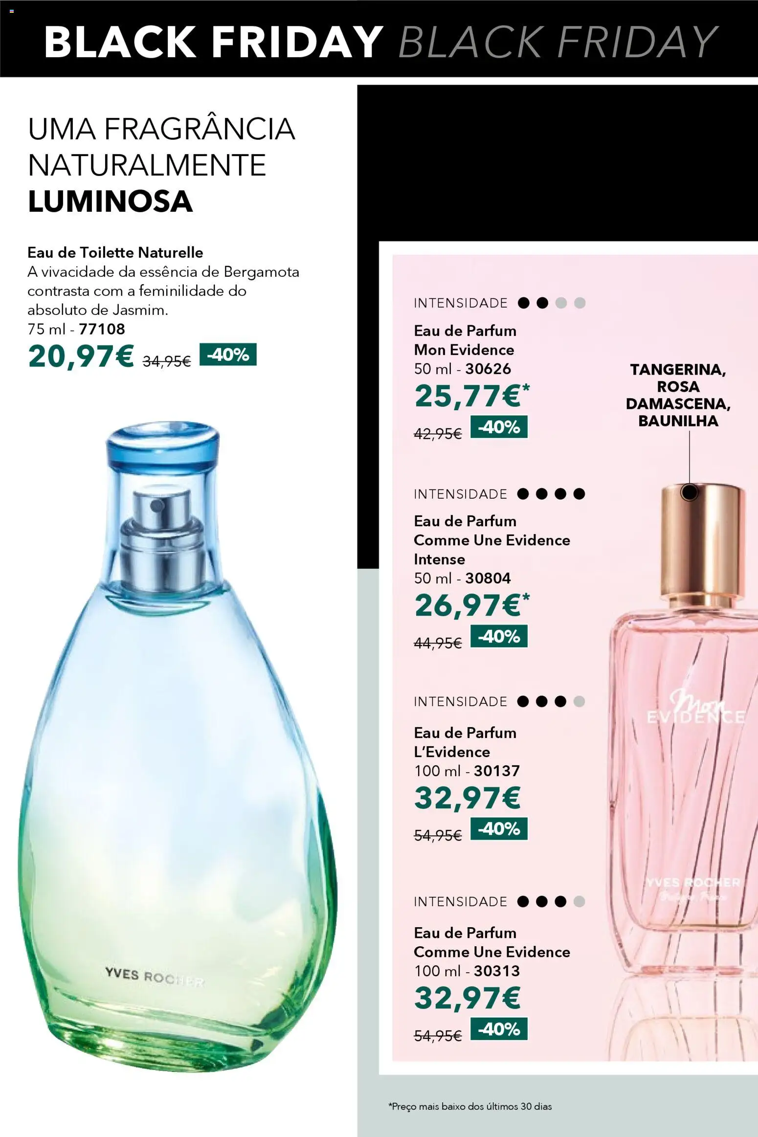 Yves Rocher - Black Friday │ válido de 12.11.2025 | Página: 34 | Produtos: Fragrância, Eau de toilette