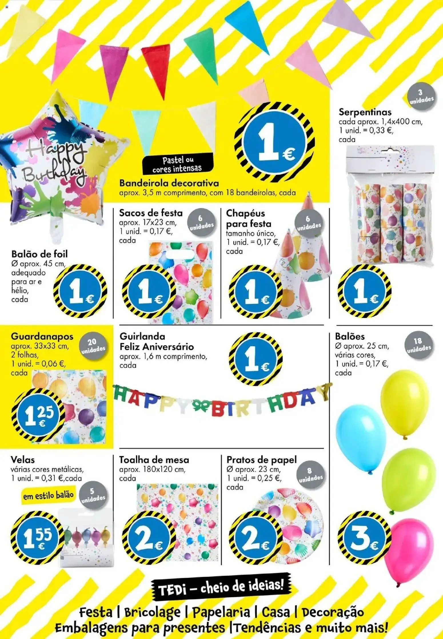 TEDi folheto │ válido de 06.03.2026 | Página: 34 | Produtos: Pratos, Mesa, Toalha de mesa, Velas