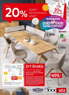 XXXLutz Sparen mit Eurovision-Joker!  ab 10.03.2026 gültig