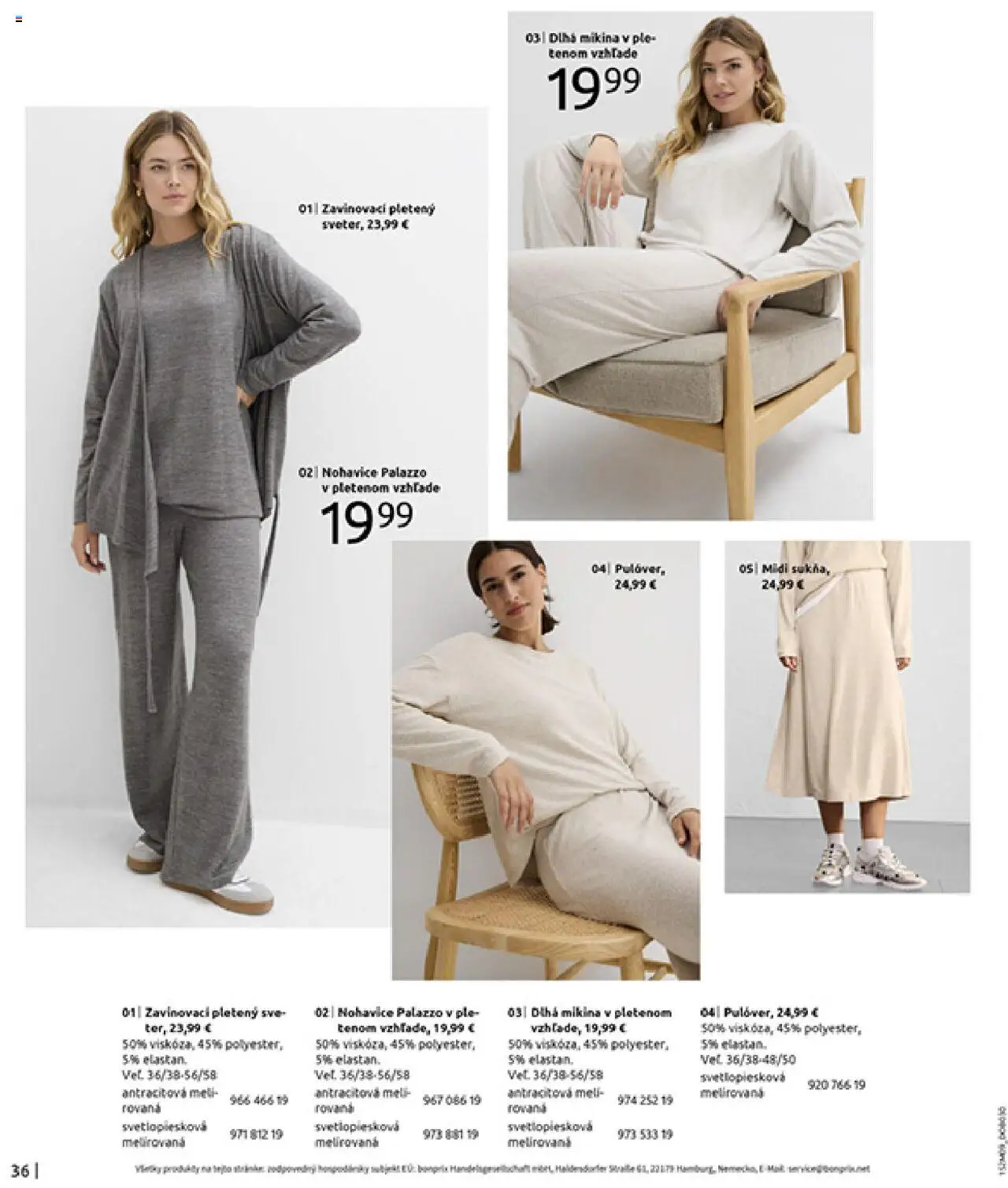 Nové Bonprix akcie – leták je platný od 14.10.2025 | Strana: 38 | Produkty: Mikina, Nohavice