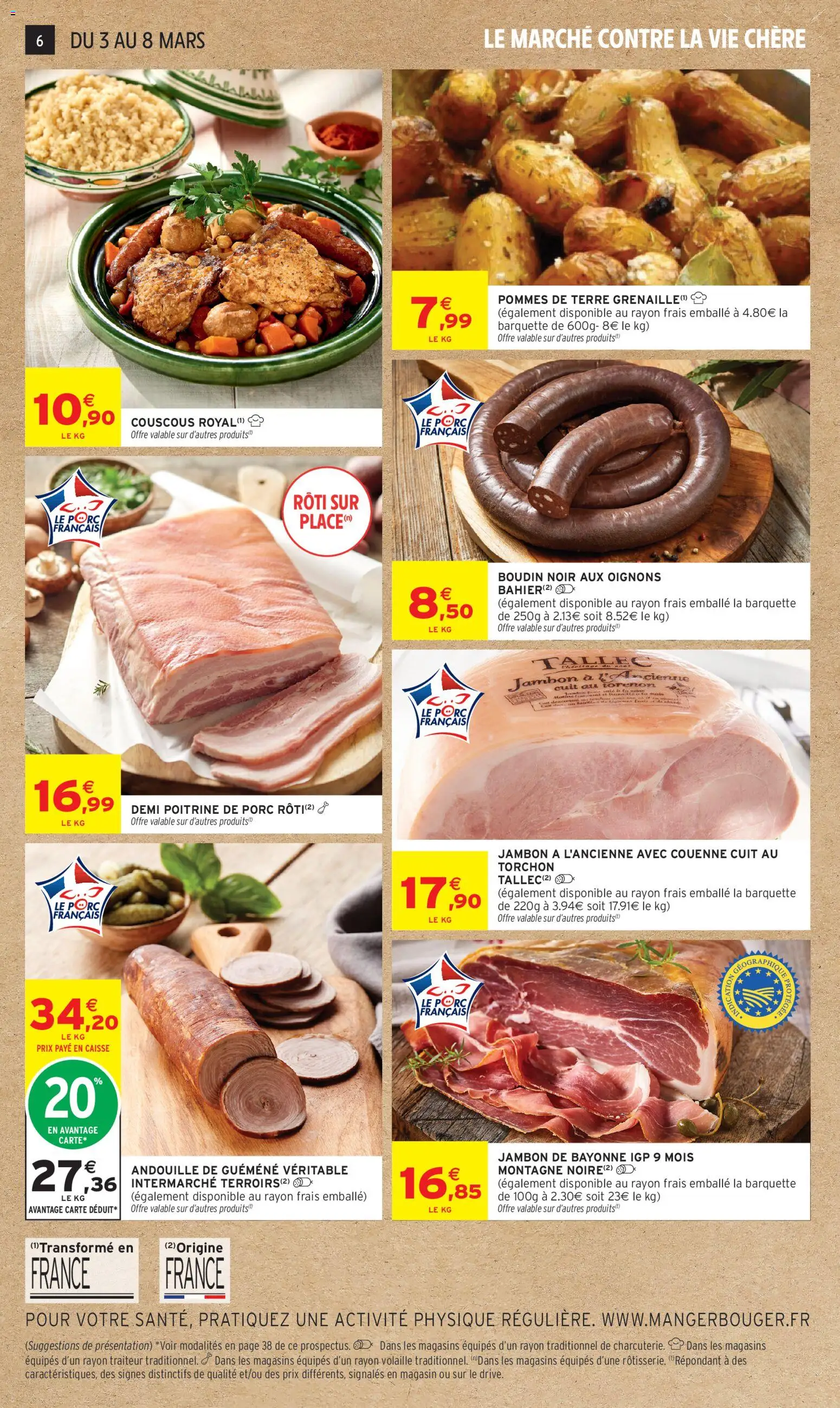 {H1} | Page: 6 | Produits: Torchon, Volaille, Pommes, Oignons