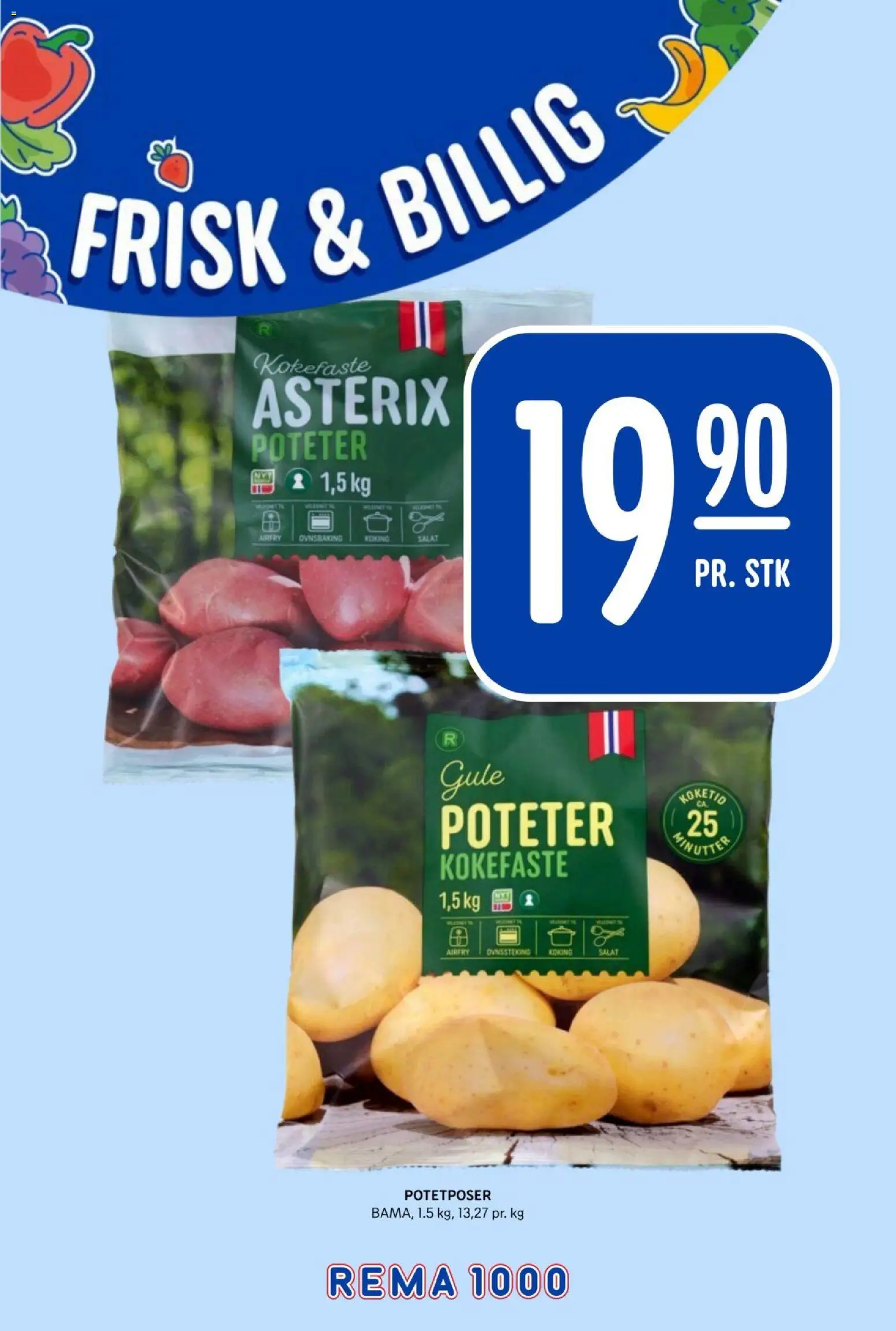 {H1} | Side: 8 | Produkter: Salat, Poteter