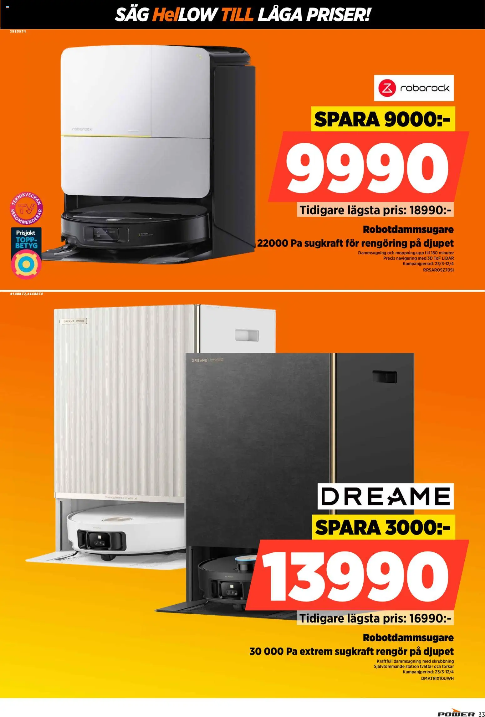 Power reklamblad aktuell från 06.04.2026 | Sida: 33