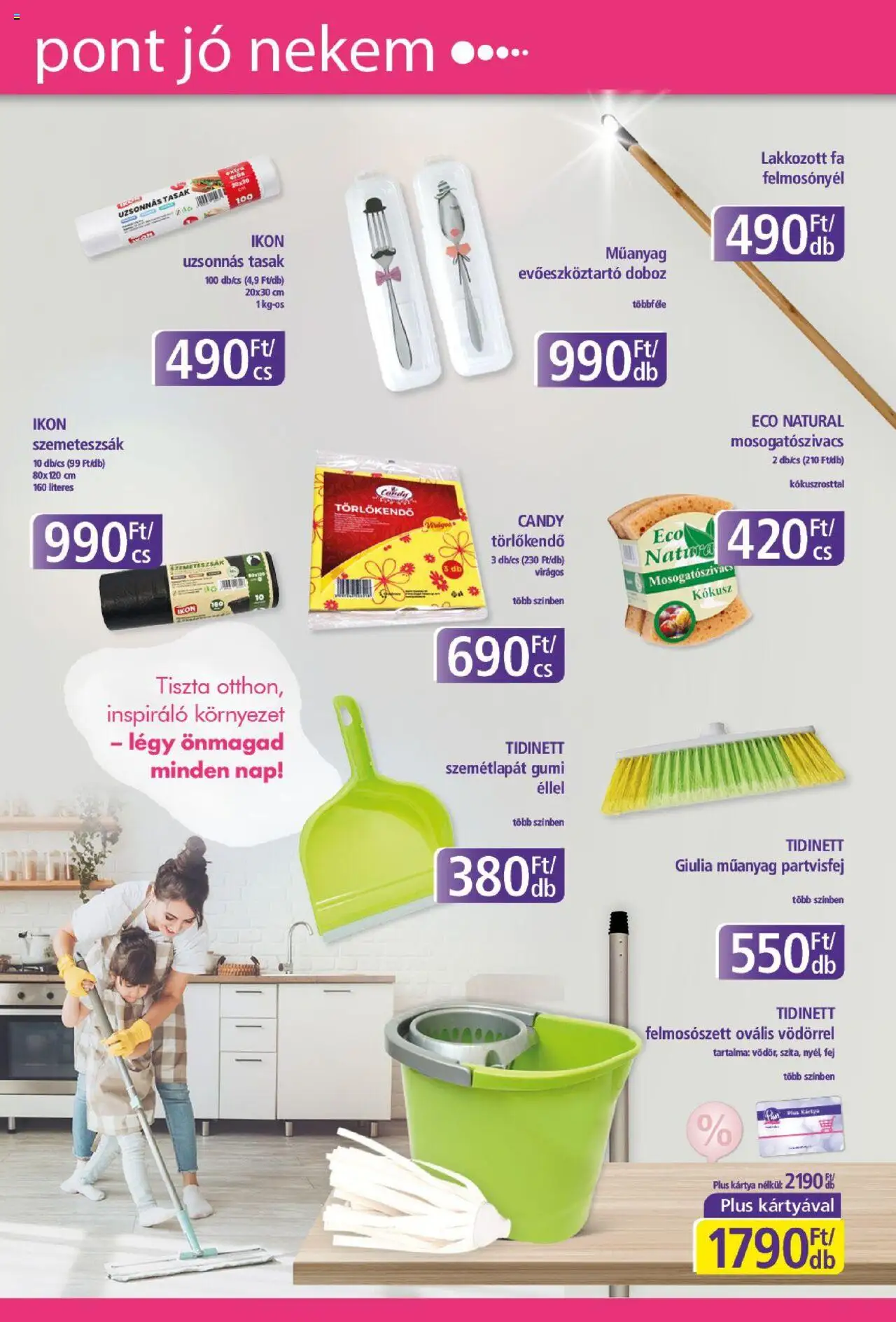 Plus Market akciós ujság - amely érvényes a következő dátumtól: 04.09.2025 | Oldal: 11 | Termékek: Szemeteszsák, Törlőkendő, Kokusz, Doboz