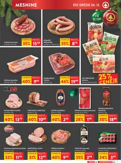 Spar katalog akcije – veljaven od 17.12.2025 | Stran: 7 | Izdelki: Hrenovke, Panceta, Slanina, Sunka