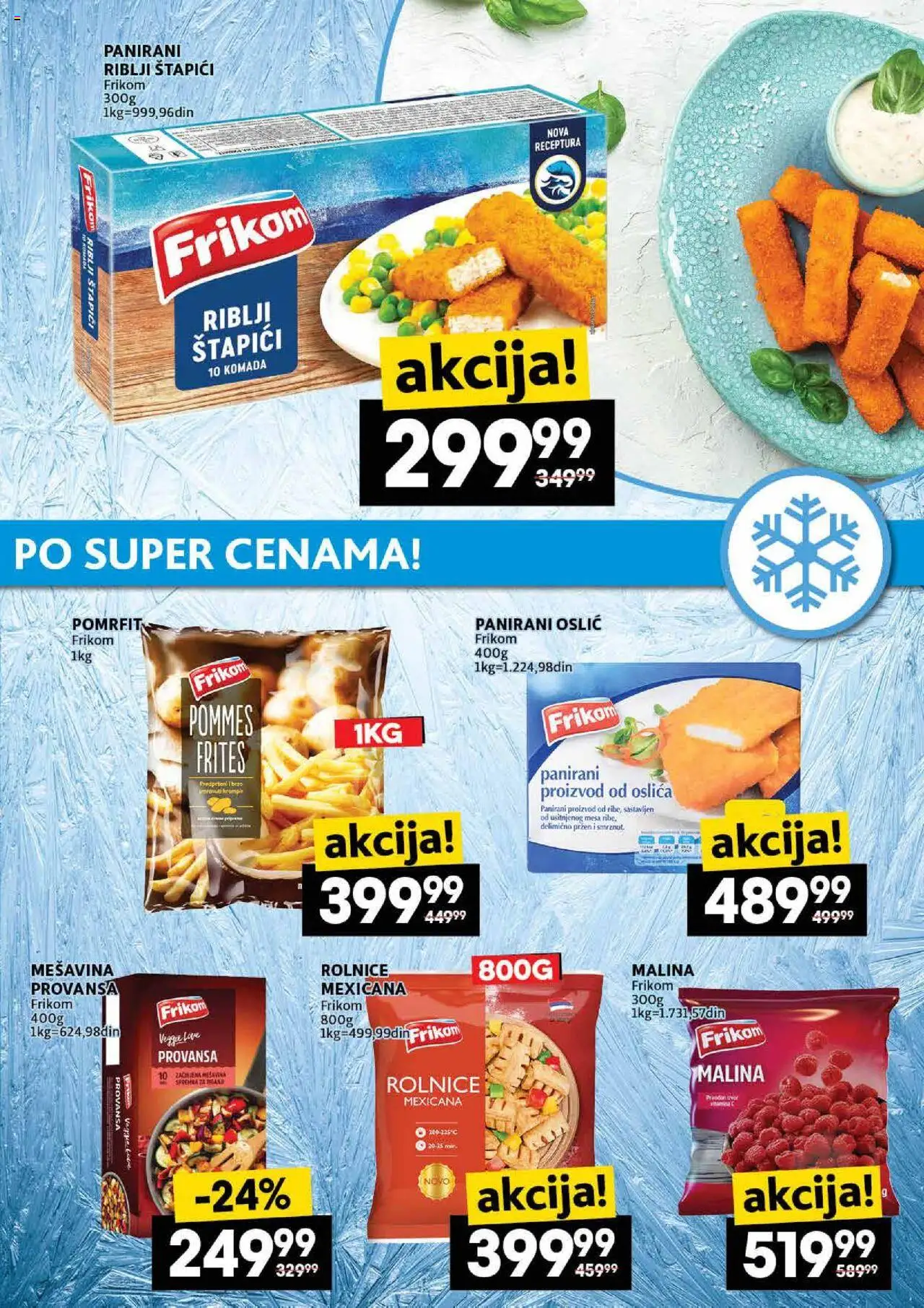 Roda katalog - važi od 14.08.2025 | Strana: 27 | Proizvode: Riblji štapići, Krompir, Oslić, Malina