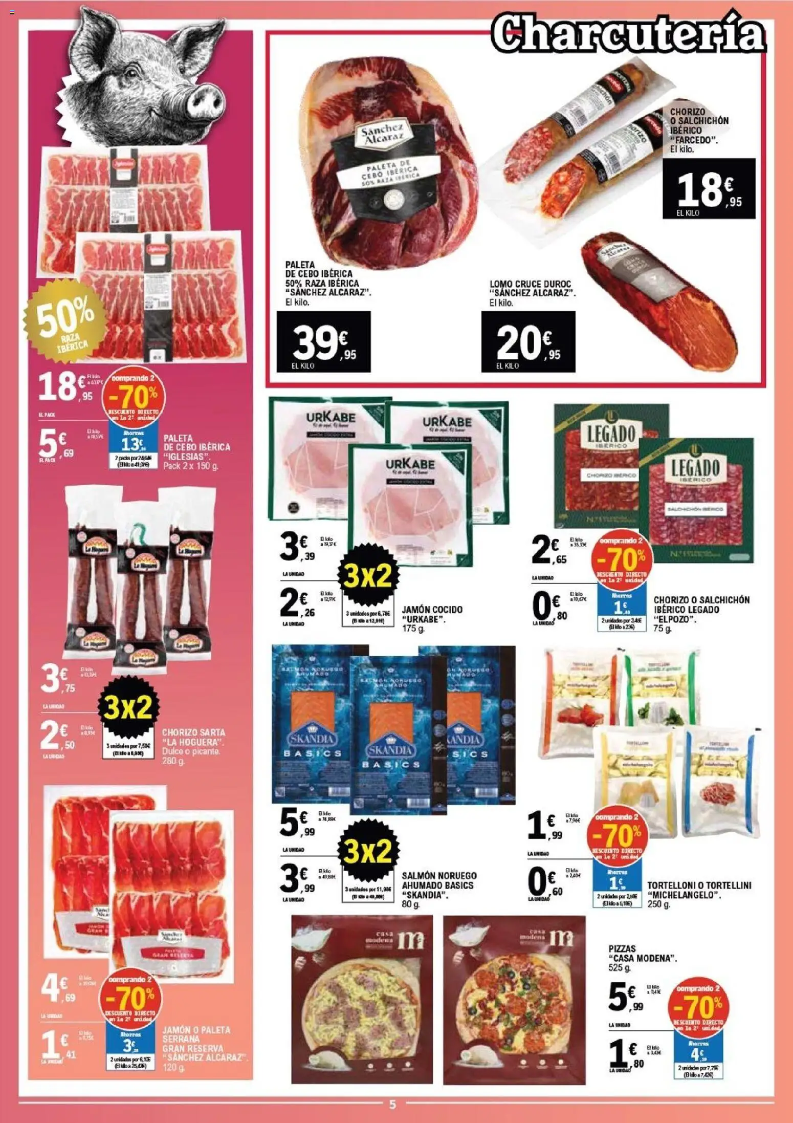 E.Leclerc folleto │ válido desde el 29.10.2025 | Página: 5 | Productos: Jamón, Jamón cocido