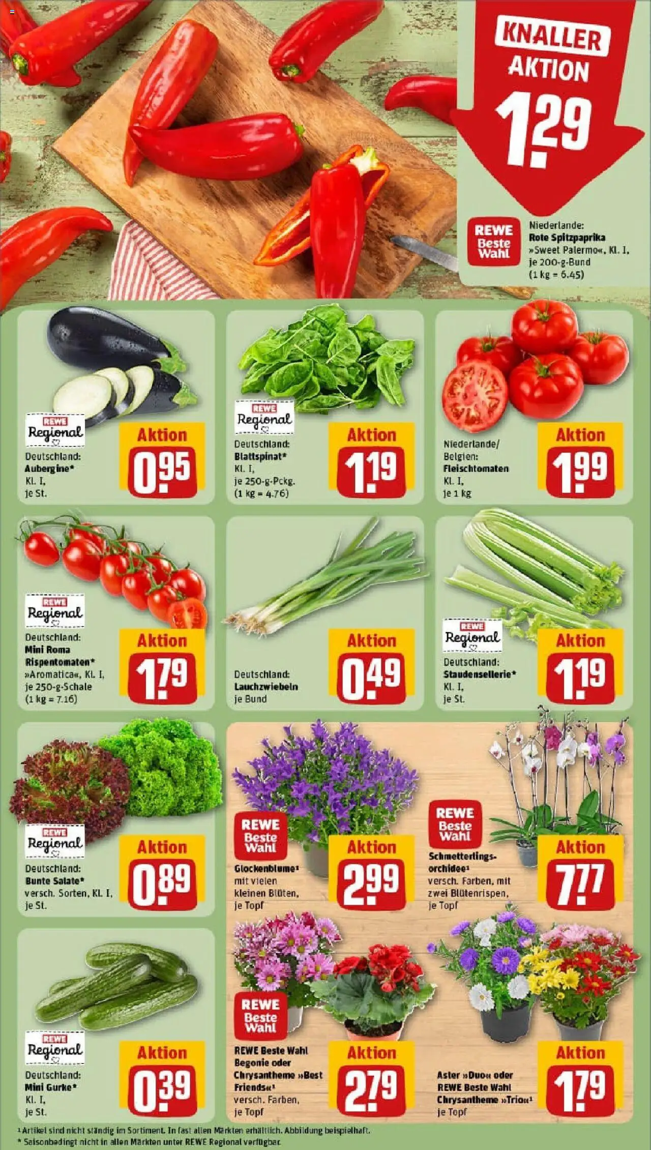 Rewe prospekt Erkelenz / Gerderath	 - gültig ab dem 11.08.2025 | Seite: 7 | Produkte: Aubergine