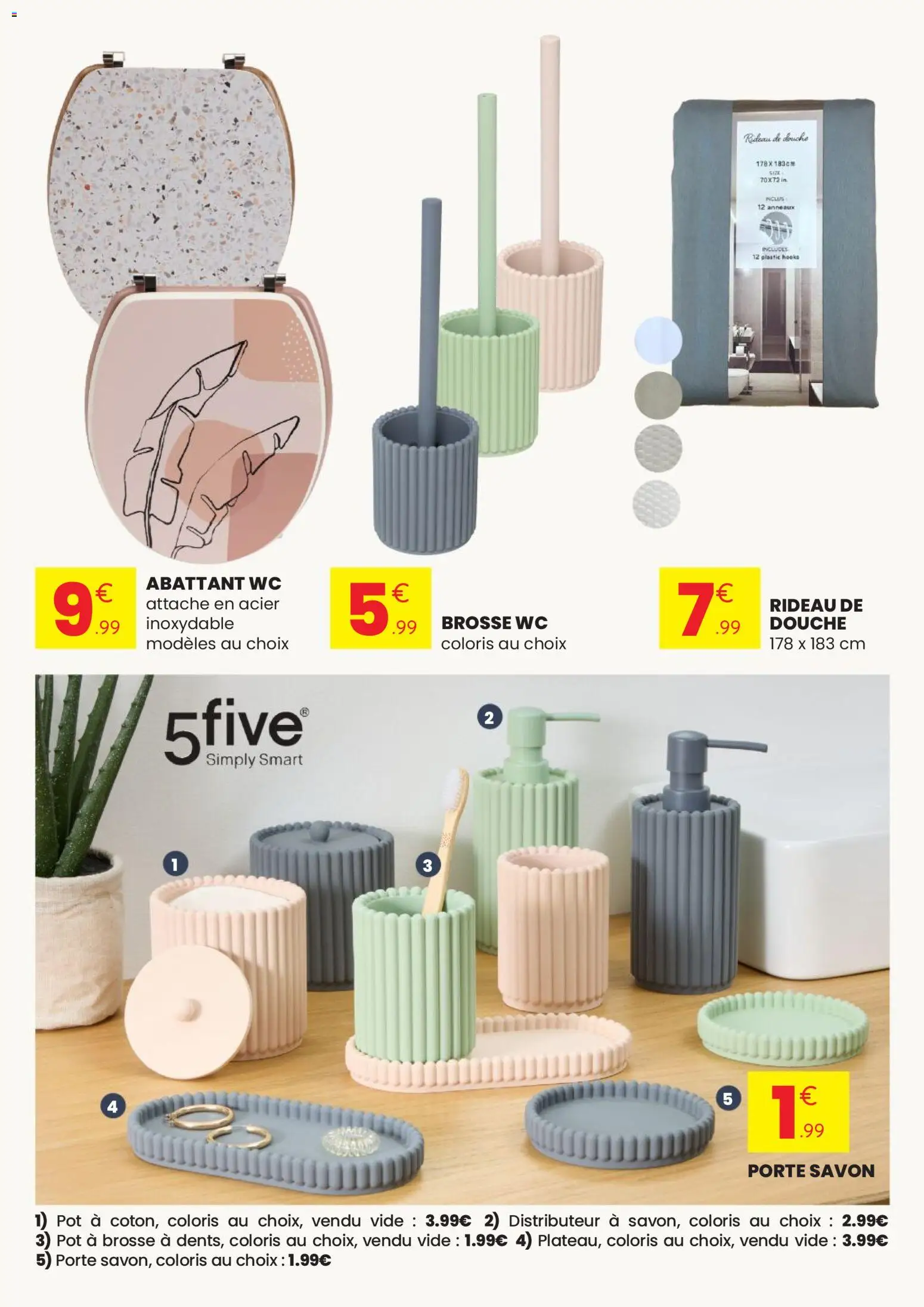 {H1} | Page: 22 | Produits: Savon, Porte, Douche, Rideau