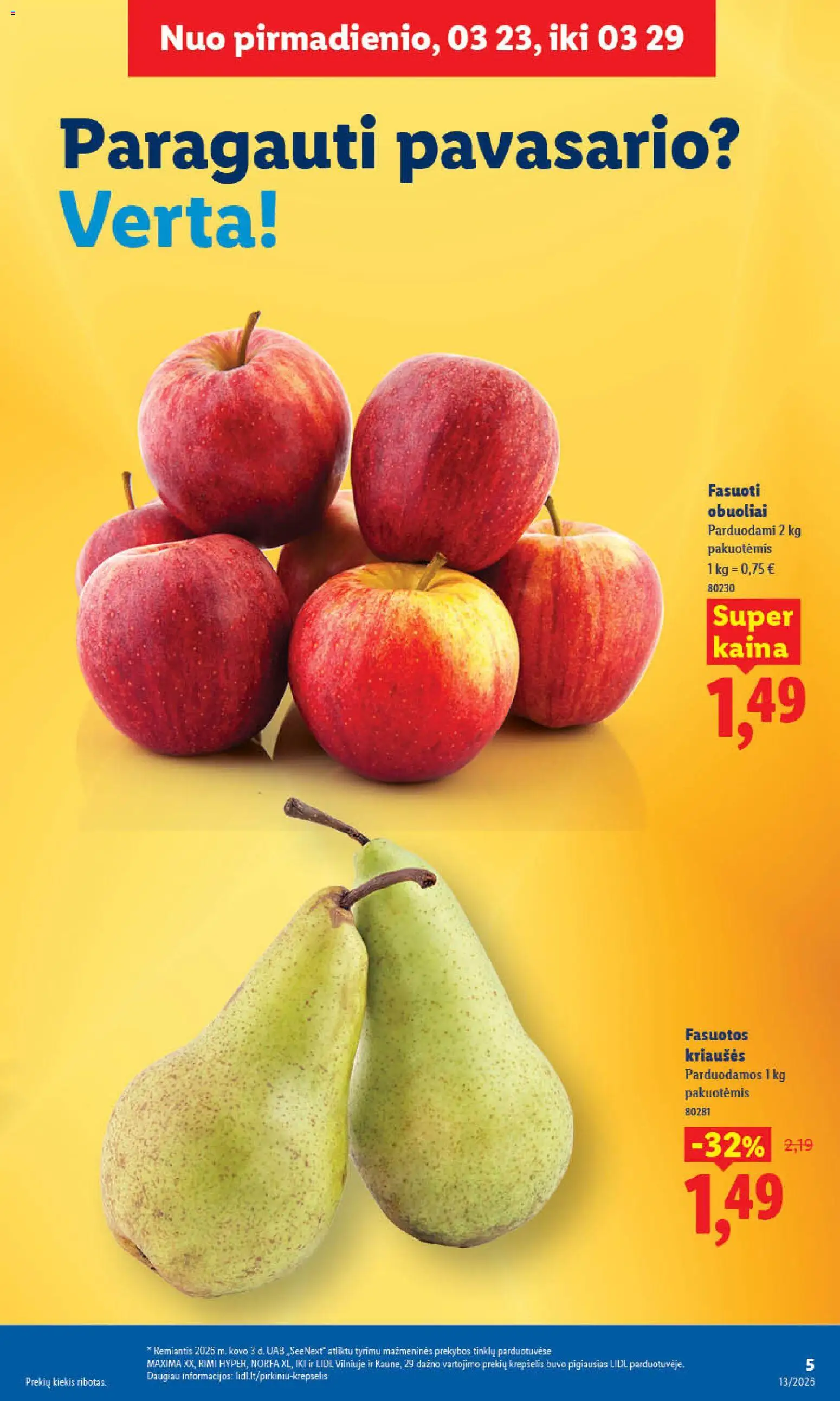 LIDL akcijos nuo 23.03.2026 | Puslapis: 5
