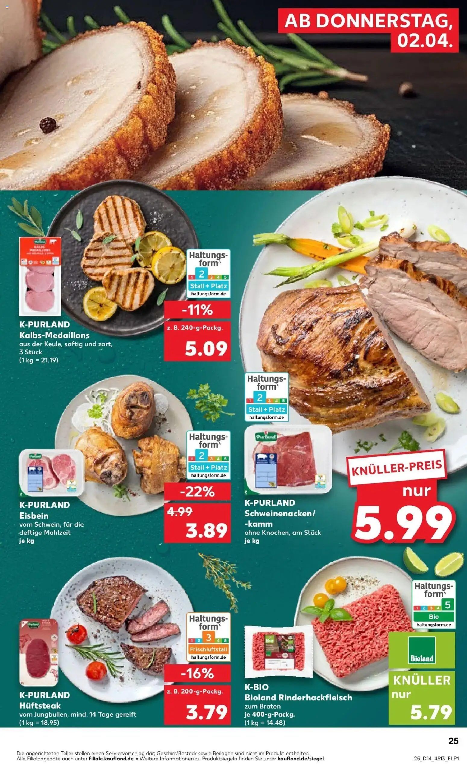 Kaufland Prospekt Uhingen	 – gültig ab 30.03.2026 | Seite: 39 | Produkte: Steak