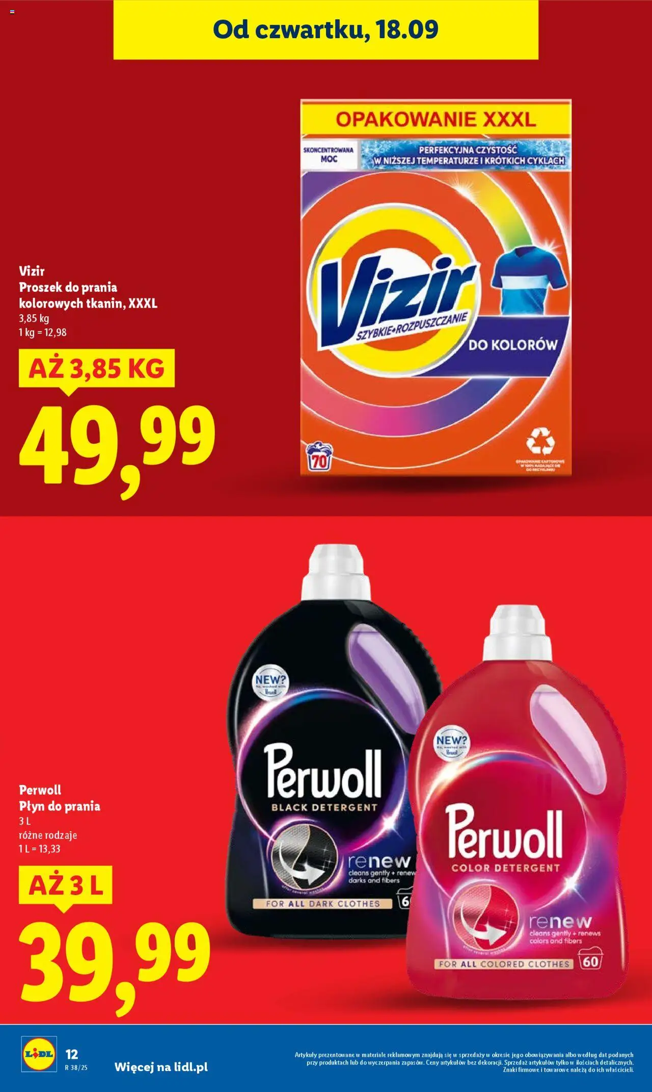 Lidl Gazetka od 18.09.2025 | Strona: 12