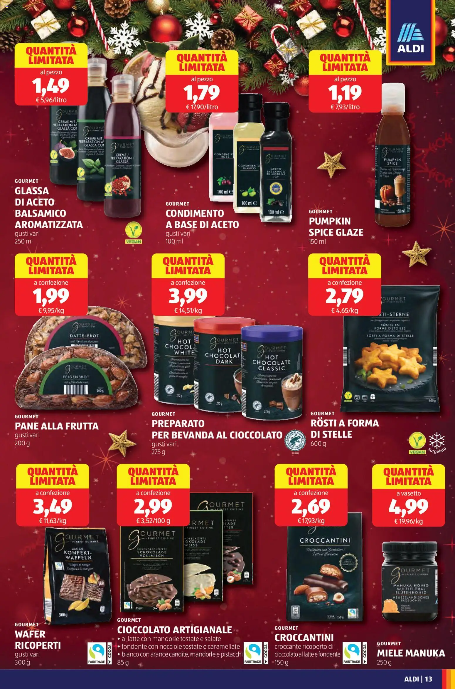 Volantino Aldi del 17.11.2025 | Pagina: 15 | Prodotti: Gelato, Latte, Nocciole, Glassa