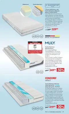 Matratzen Concord Flugblatt ab 25.03.2026 gültig | Seite: 3 | Produkte: Matratze