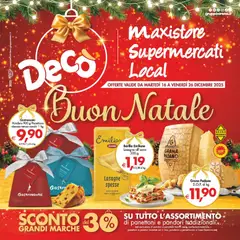 Anteprima del volantino Decò Maxistore, Supermercati, Local - Sicilia catalogo valido a partire dal 16.12.2025