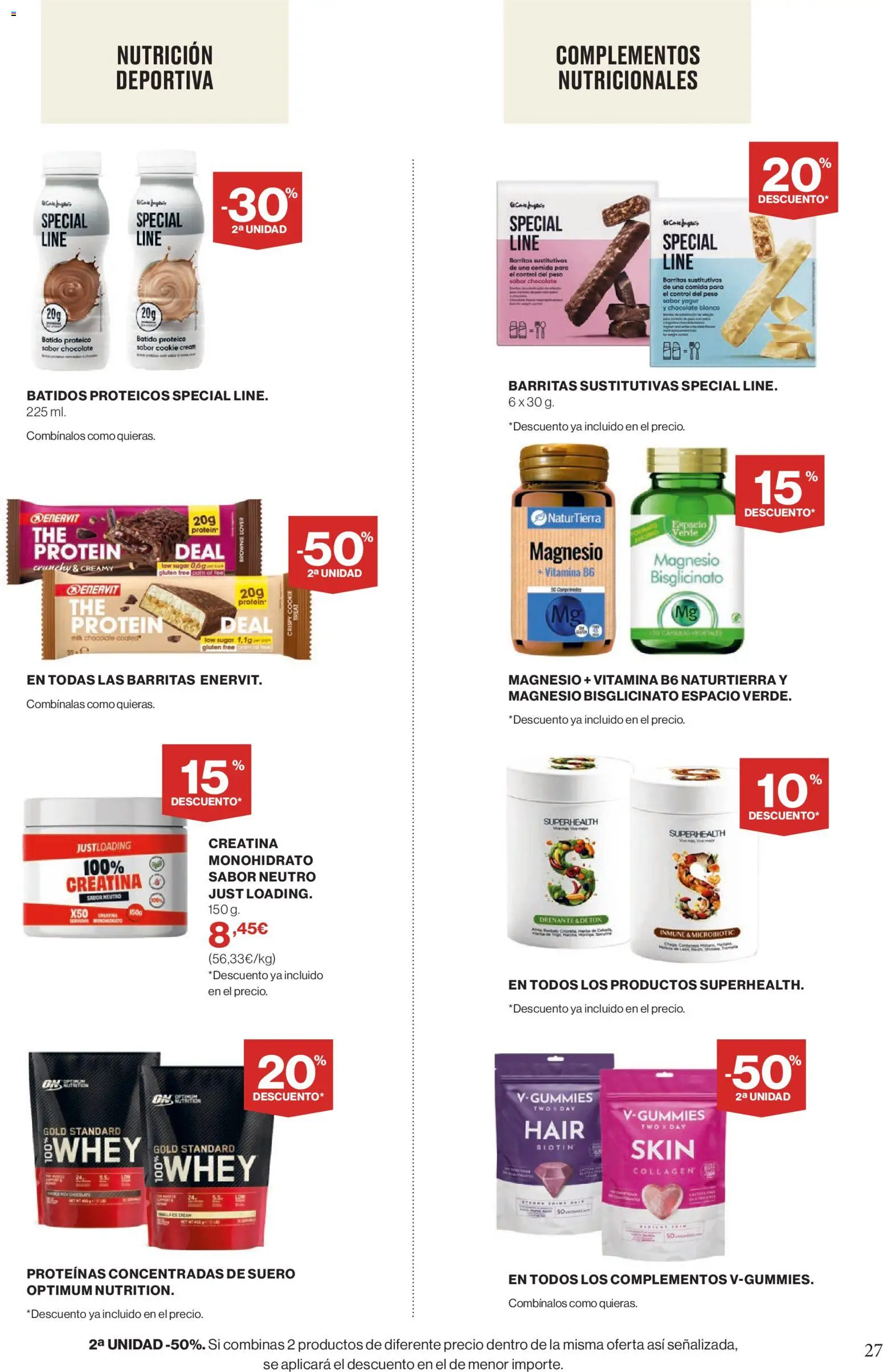 Supercor Canarias │ válido desde el 26.02.2026 | Página: 27 | Productos: Yogur, Chocolate, Peso