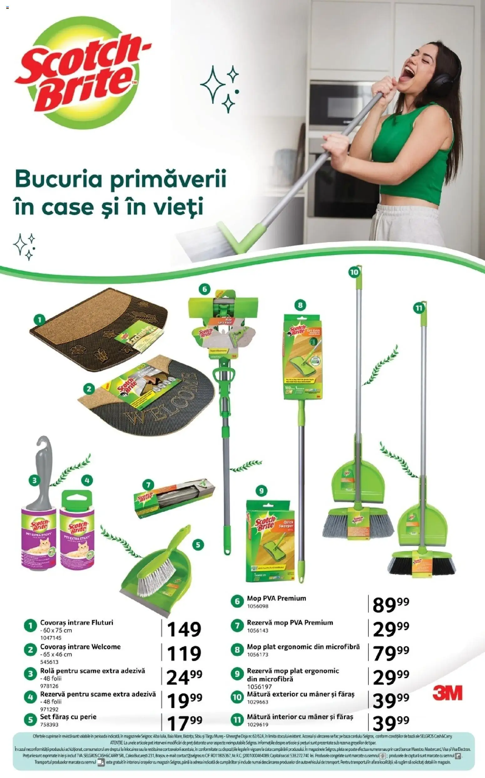 Noul catalog Selgros – valabil de la 06.03.2026 | Pagină: 24 | Produse: Mop, Mătură, Mâner, Bisiklet Aparatları