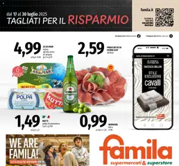 Anteprima del volantino Famila Superstore catalogo valido a partire dal 17.07.2025