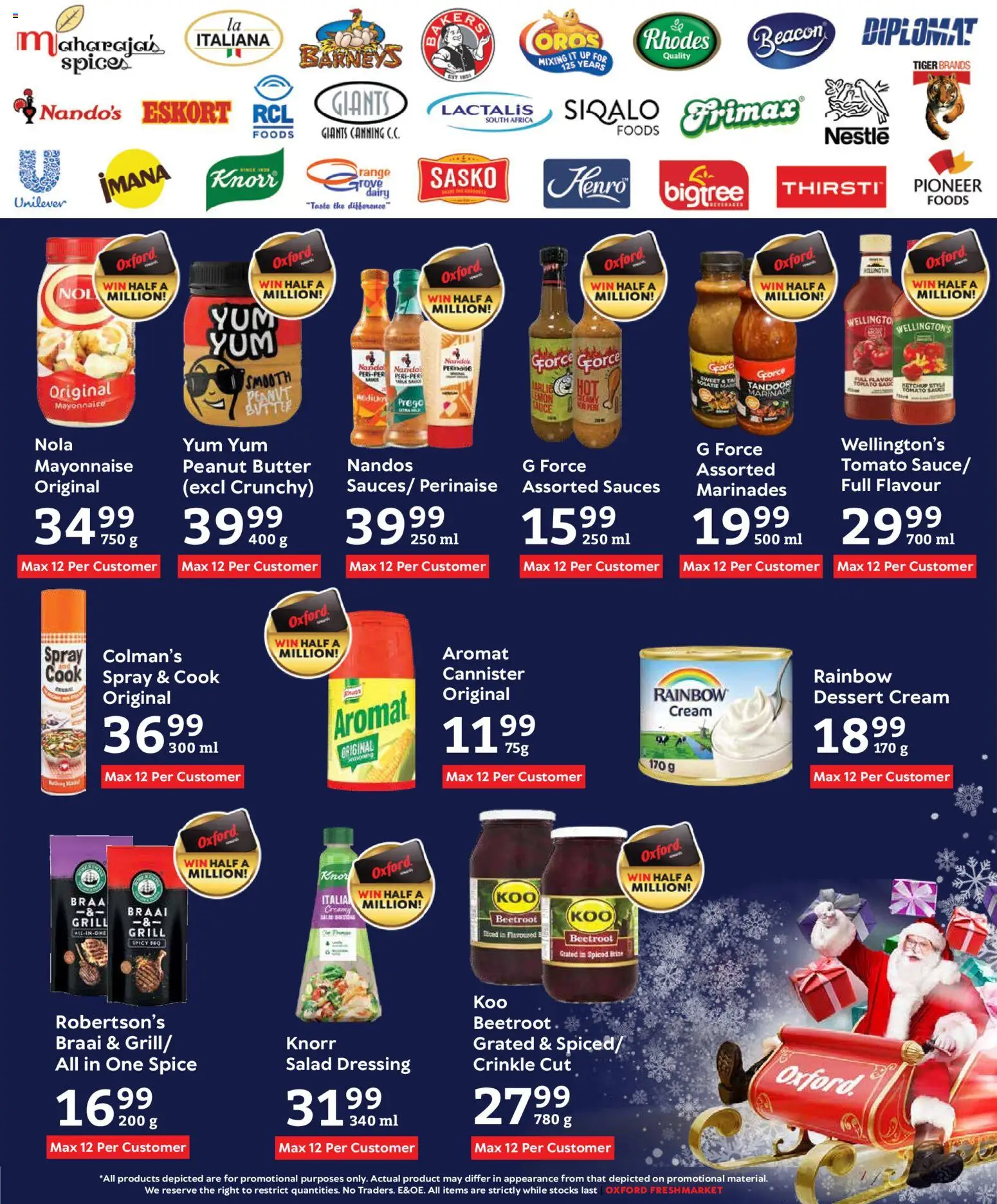 New Oxford Freshmarket catalogue – valid from 23.12.2025 | Page: 13 | Products: Dressing, Salad, Aromat, Mayonnaise