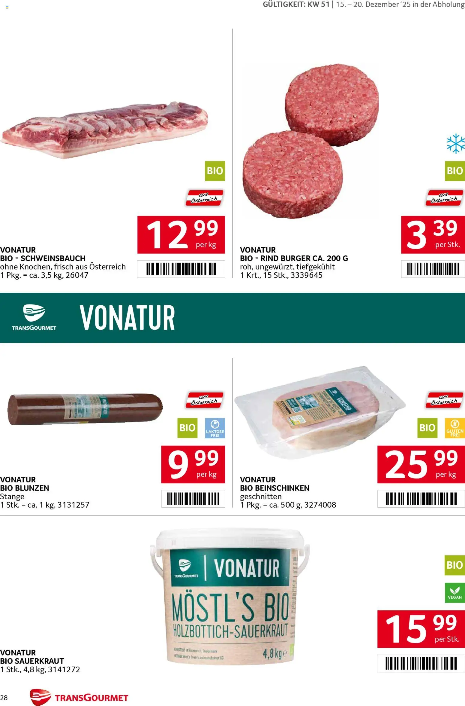 Transgourmet Flugblatt gültig ab 15.12.2025 | Seite: 27
