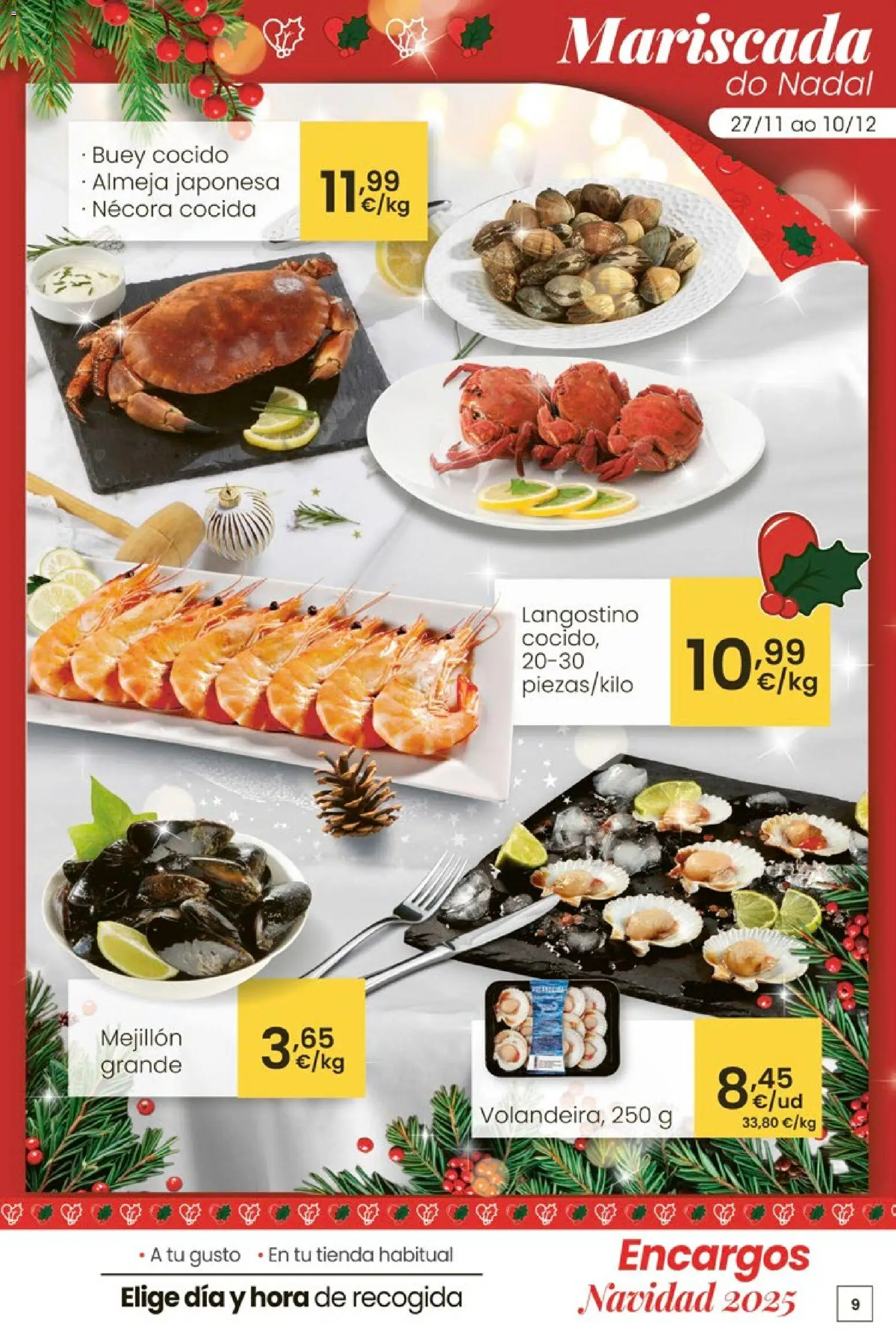 Eroski - Center │ válido desde el 27.11.2025 | Página: 9 | Productos: Langostino