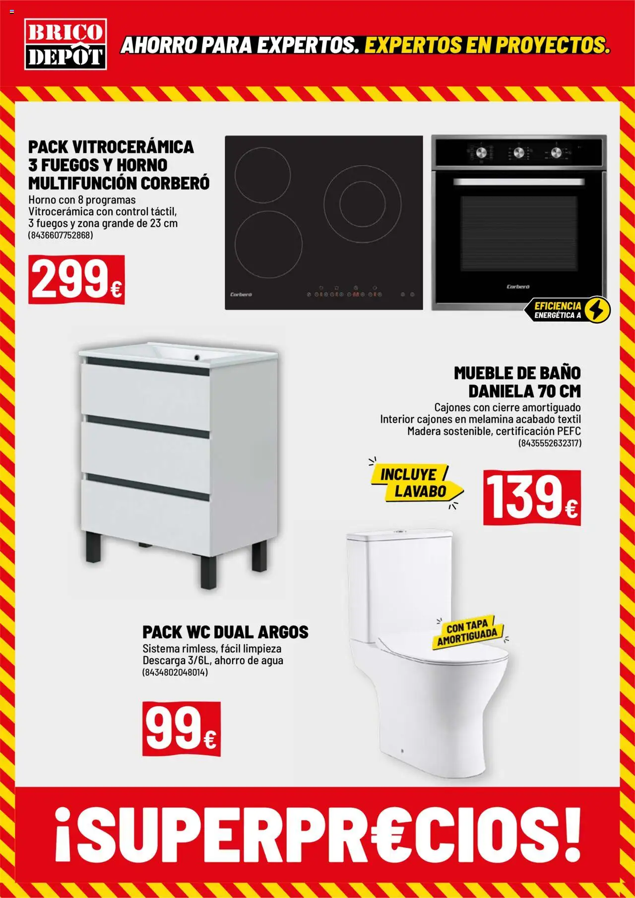 Brico Depôt folleto │ válido desde el 29.08.2025 | Página: 2 | Productos: Horno, Lavabo, Baño