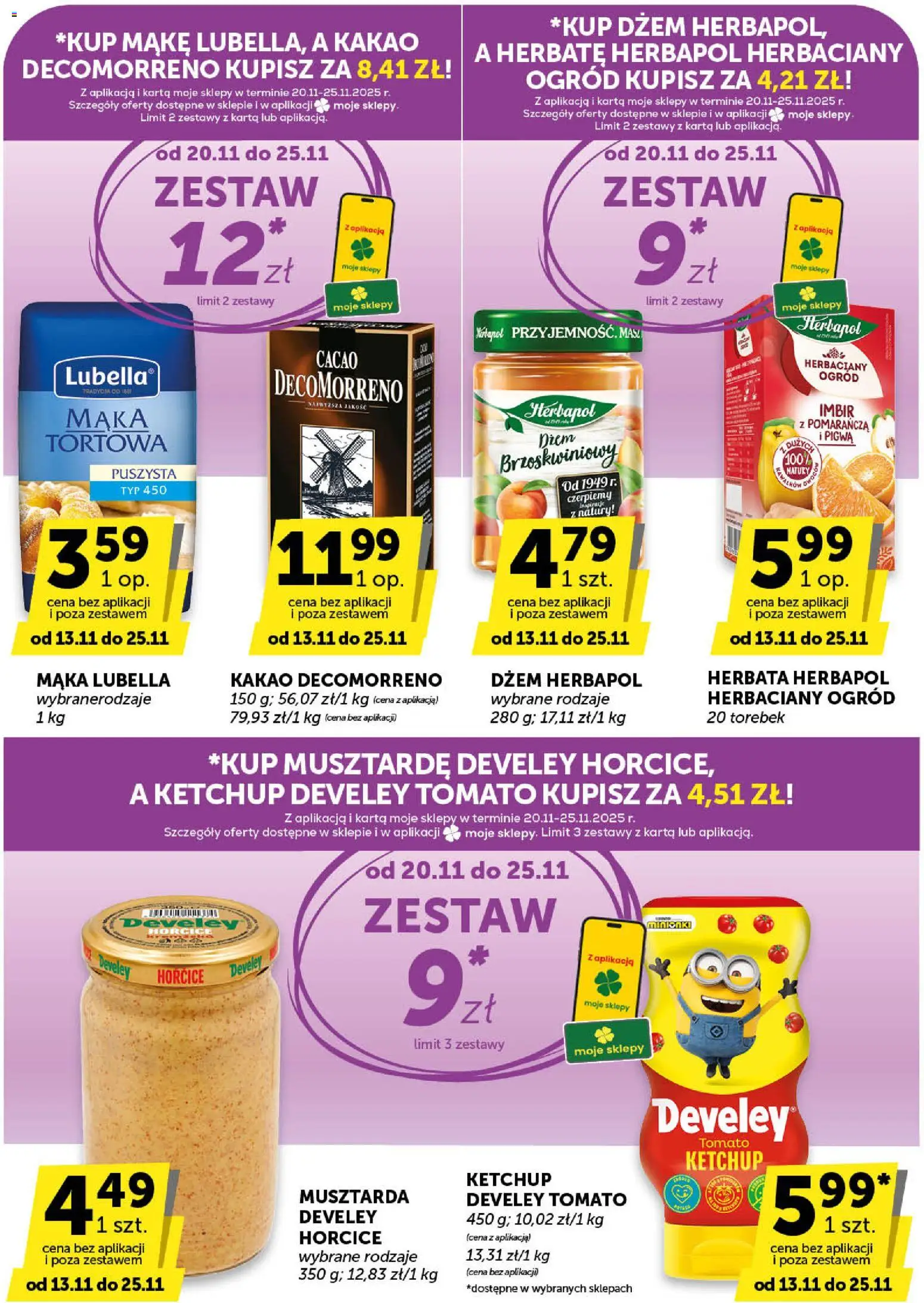 Groszek Gazetka od 13.11.2025 | Strona: 19 | Produkty: Ketchup, Kakao, Musztarda, Herbata