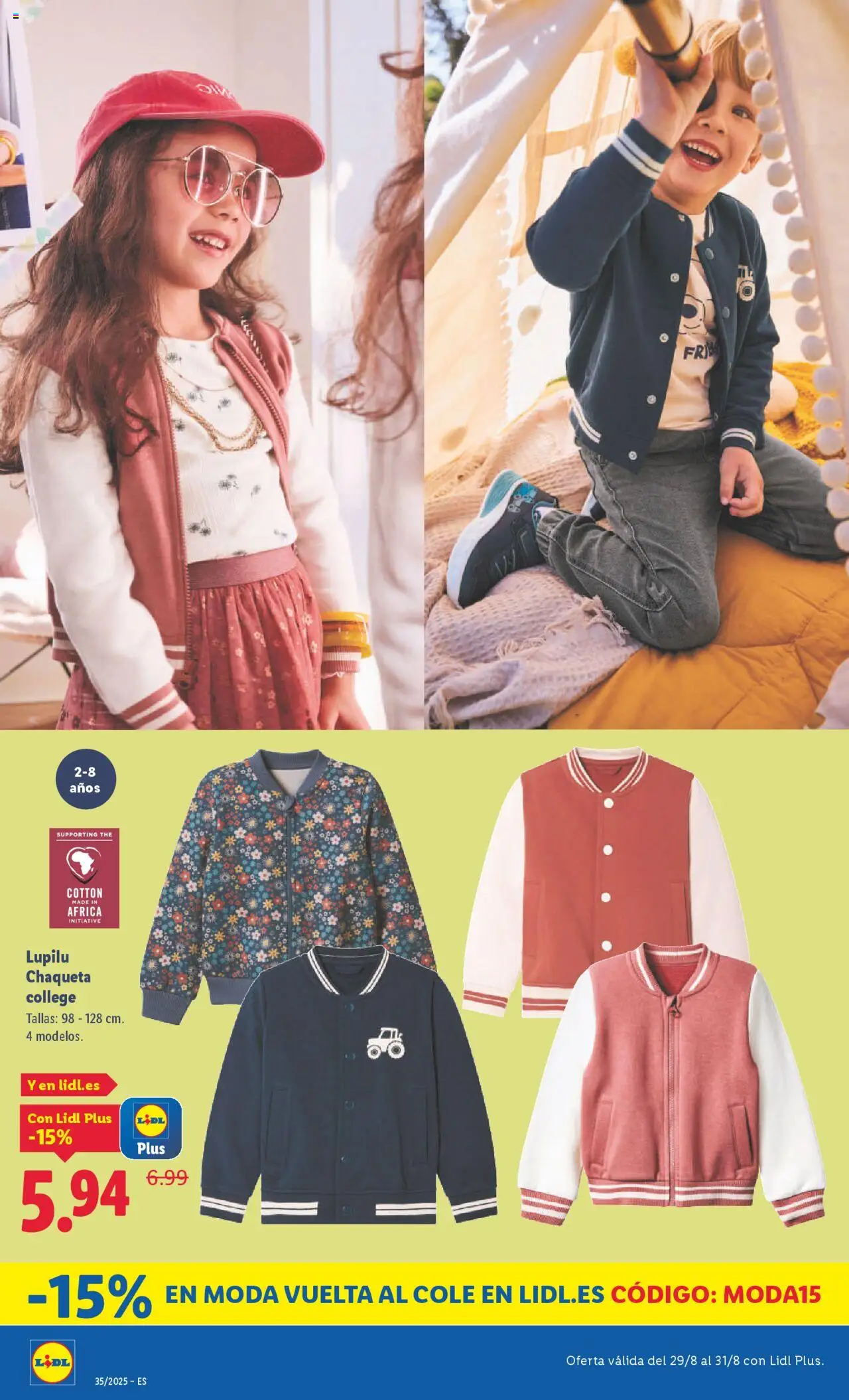 Lidl catálogo de bazar MAD │ válido desde el 25.08.2025 | Página: 16 | Productos: Chaqueta