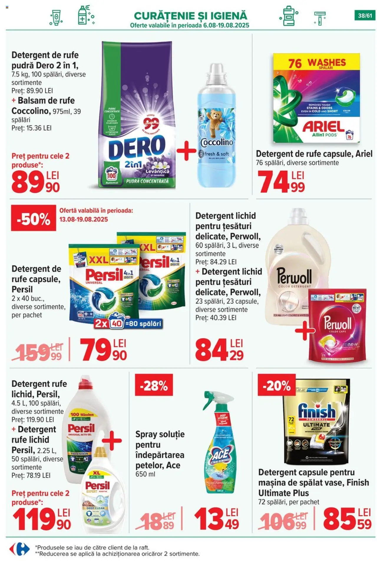 Catalog Carrefour – valabil de la 13.08.2025 | Pagină: 39 | Produse: Pomelo, Raft, Pudră, Balsam de rufe