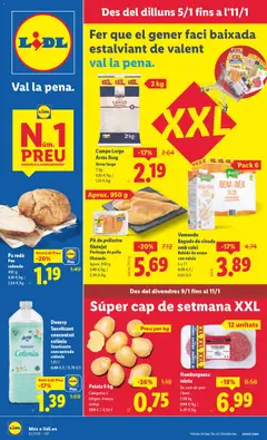 Vista previa Lidl folleto válido desde el 05.01.2026